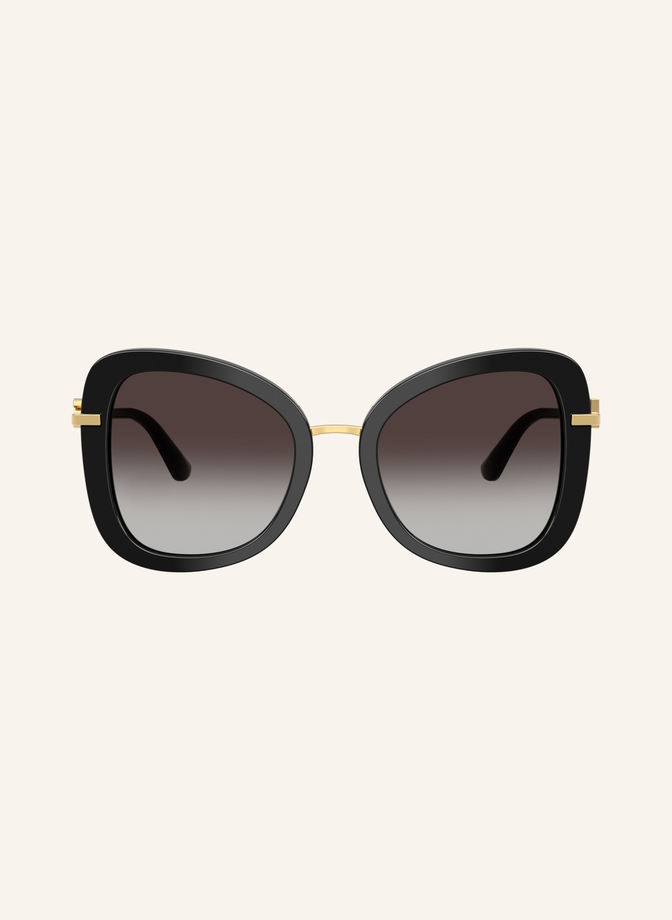DOLCE & GABBANA Sonnenbrille DG4535: SCHWARZ/ GRAU VERLAUF