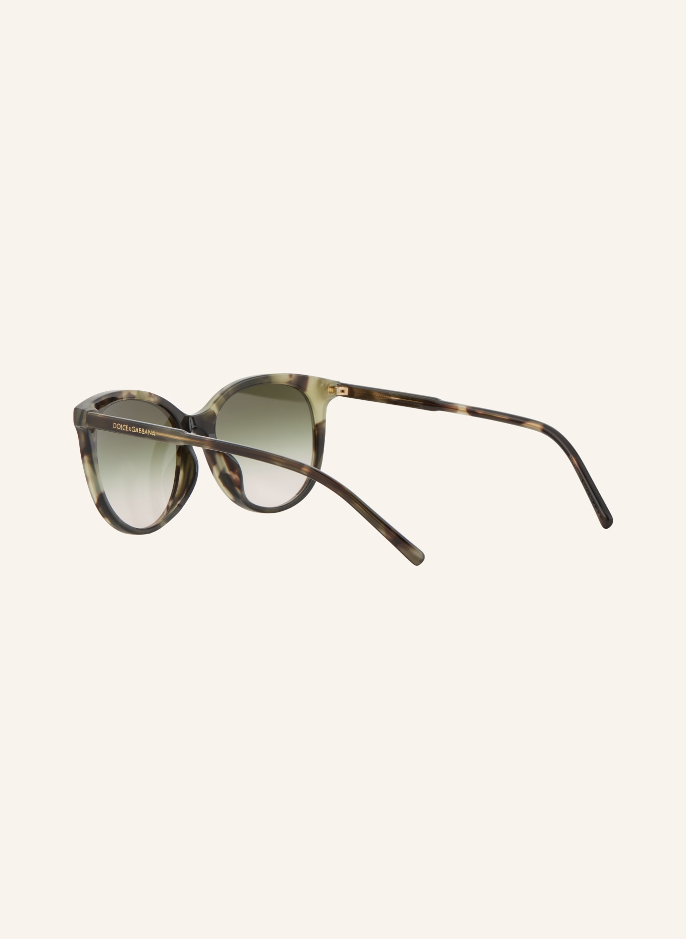 DOLCE & GABBANA Zonnebril DG4540: HAVANA/ GROEN VERLOOP