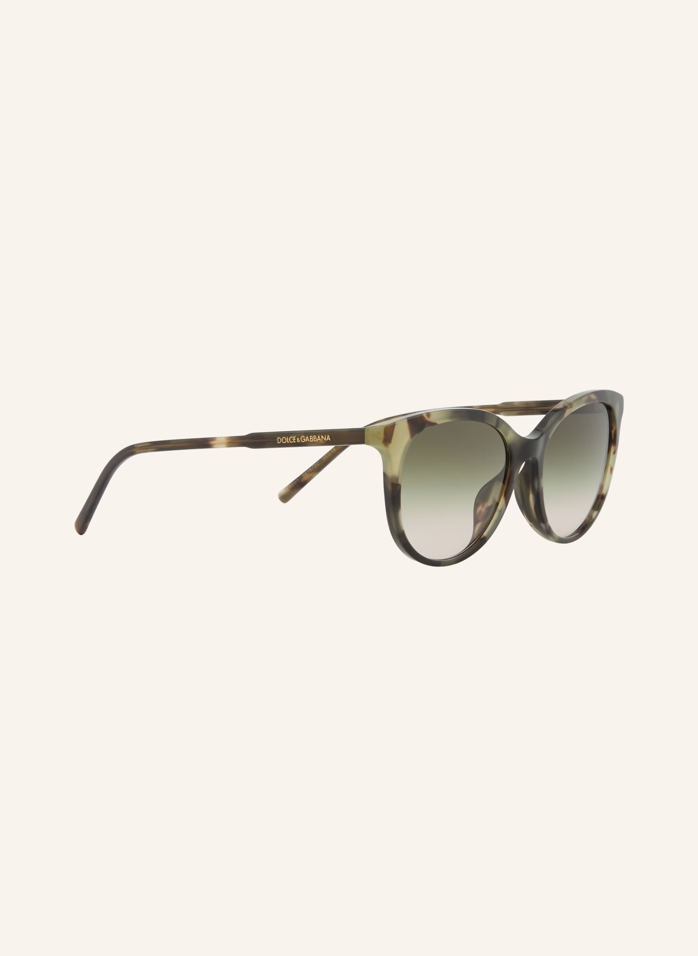 DOLCE & GABBANA Zonnebril DG4540: HAVANA/ GROEN VERLOOP