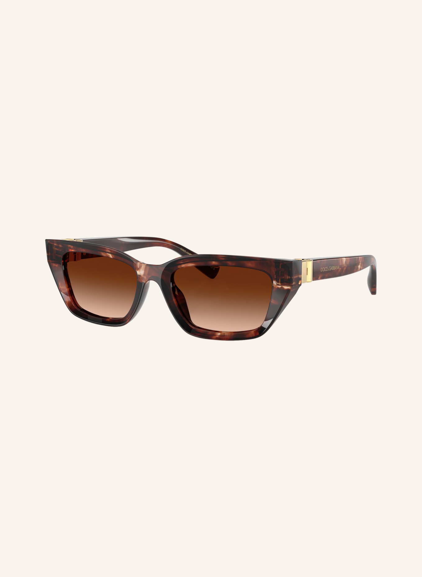 DOLCE & GABBANA Sonnenbrille DG4532: HAVANA/ BRAUN VERLAUF