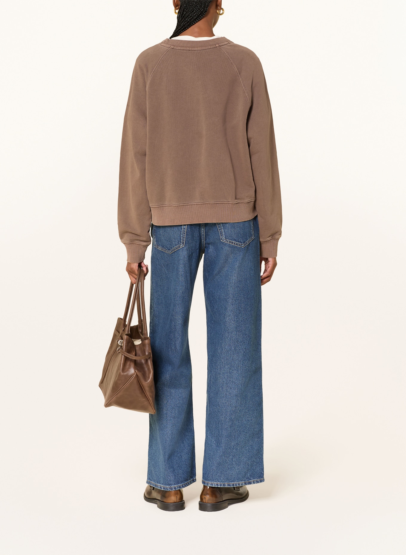 ARKET mikina: HNĚDÁ