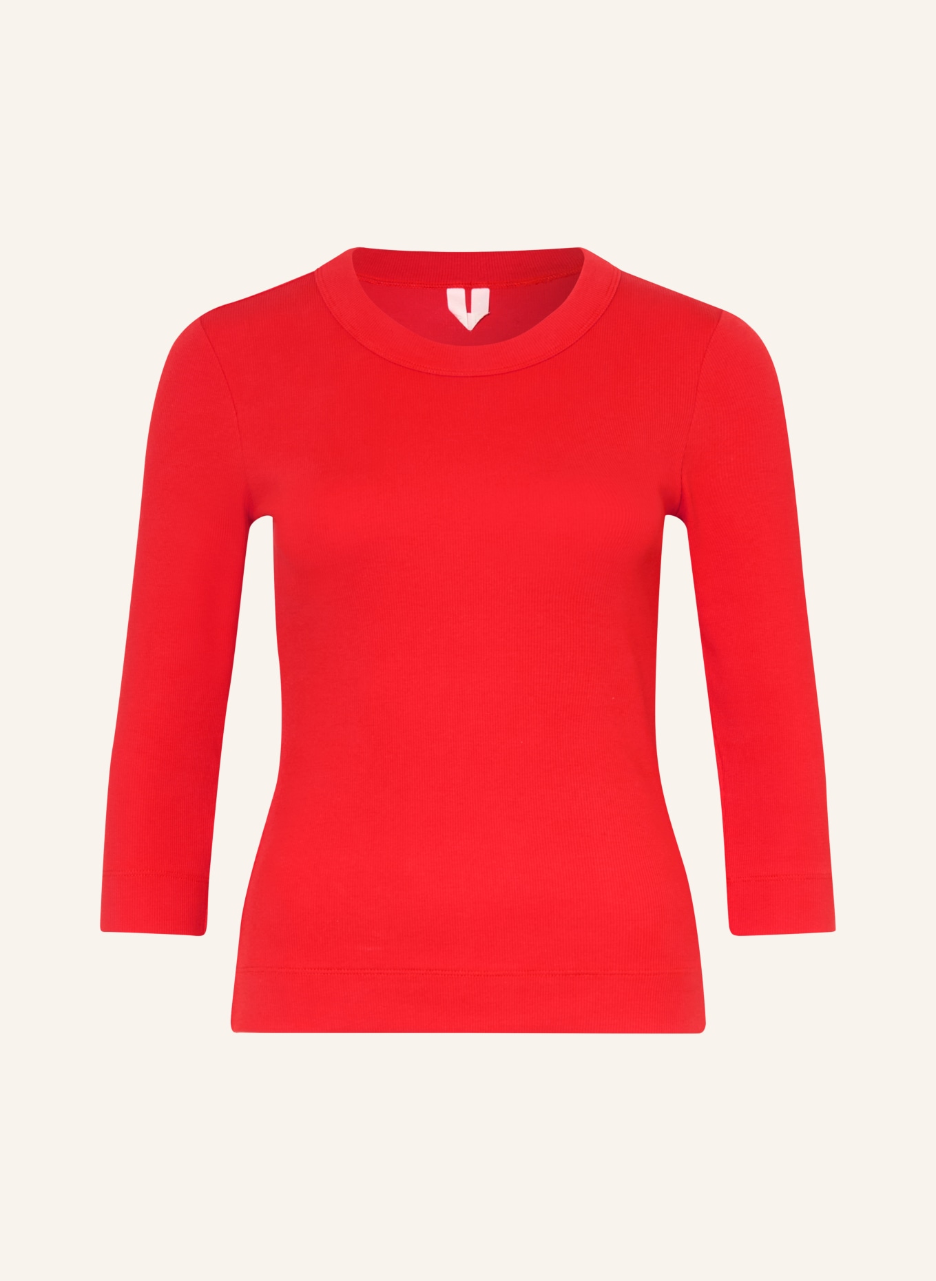 ARKET Koszulka z rękawem 3/4: CZERWONY