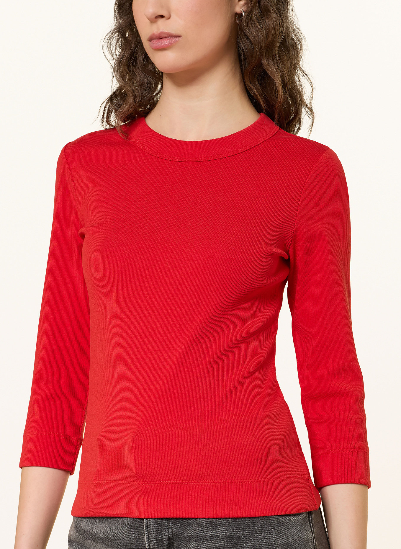 ARKET Koszulka z rękawem 3/4: CZERWONY