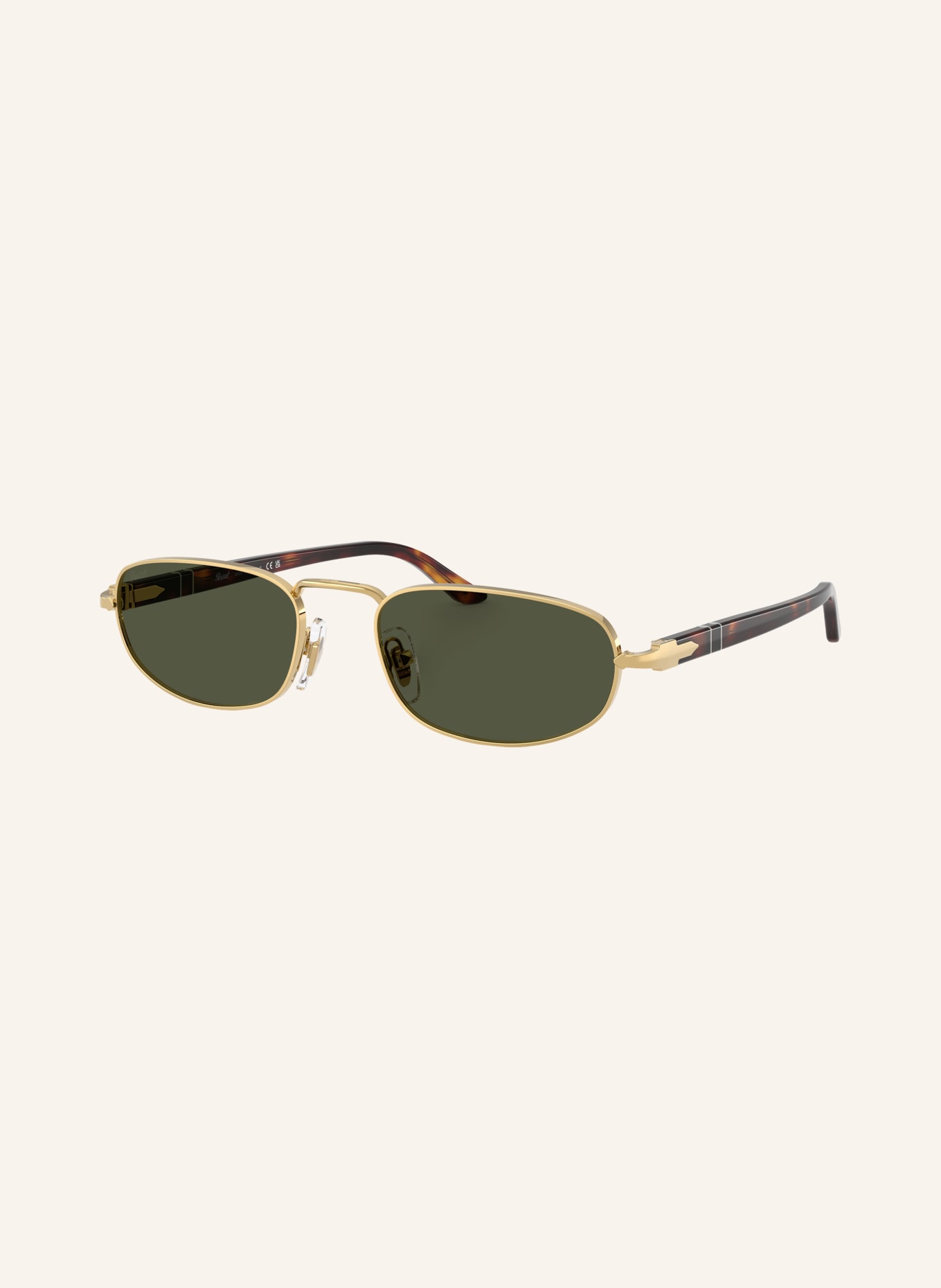 Persol Sunglasses PO1028S: GOLD / DARK GREEN
