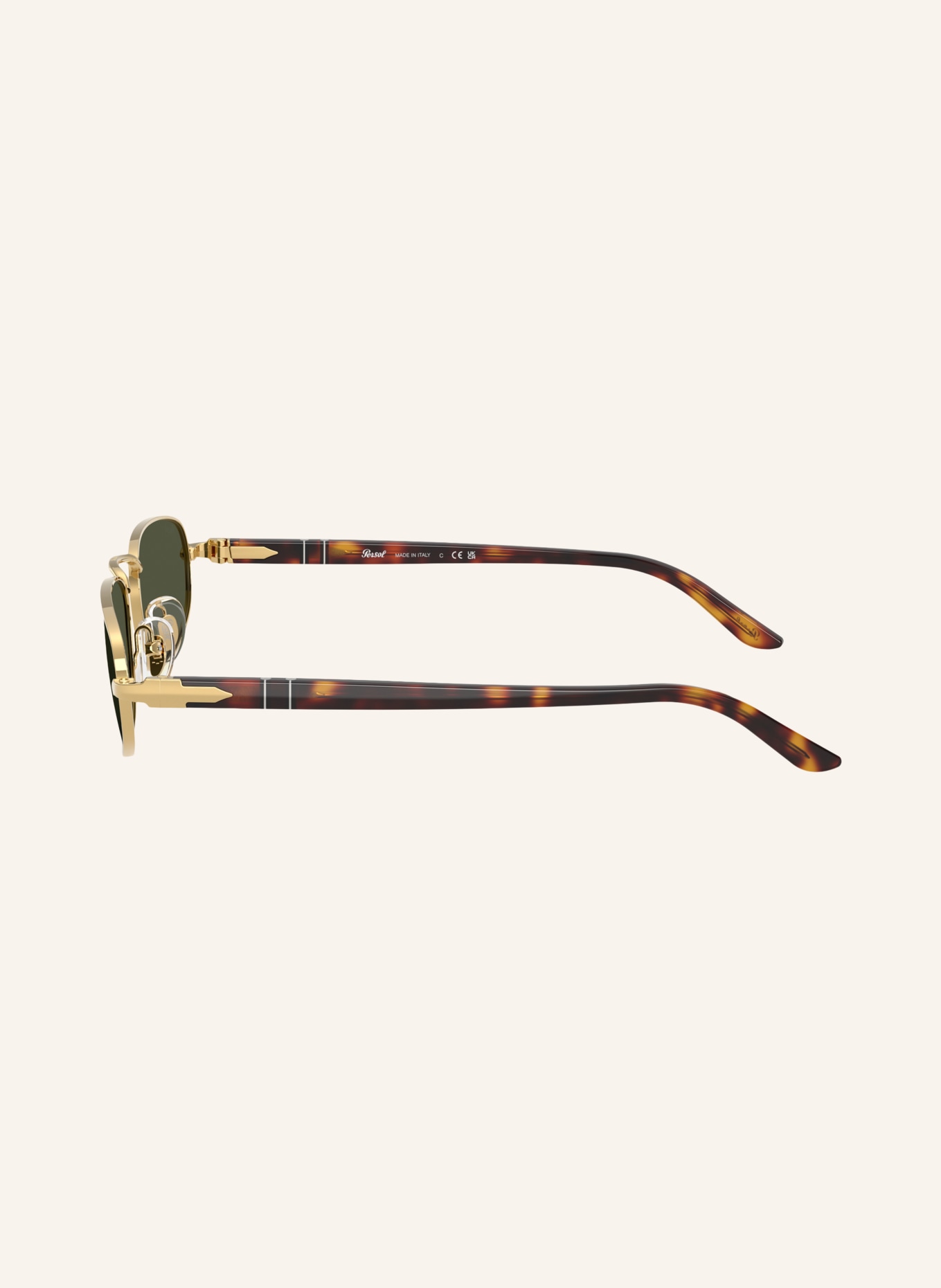 Persol Sunglasses PO1028S: GOLD / DARK GREEN