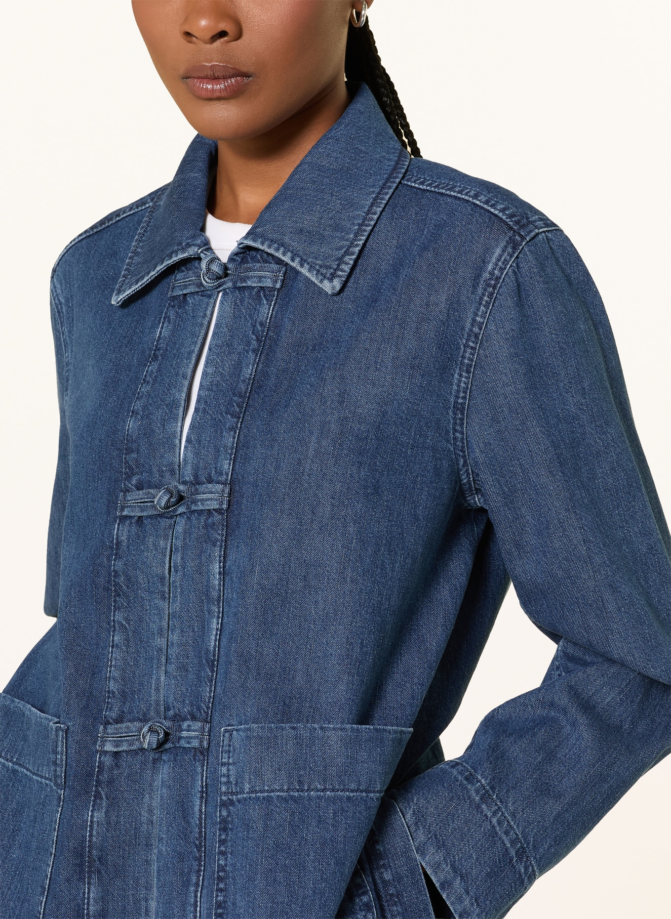 ARKET Džínová bunda: 001 75-902 Denim Blue