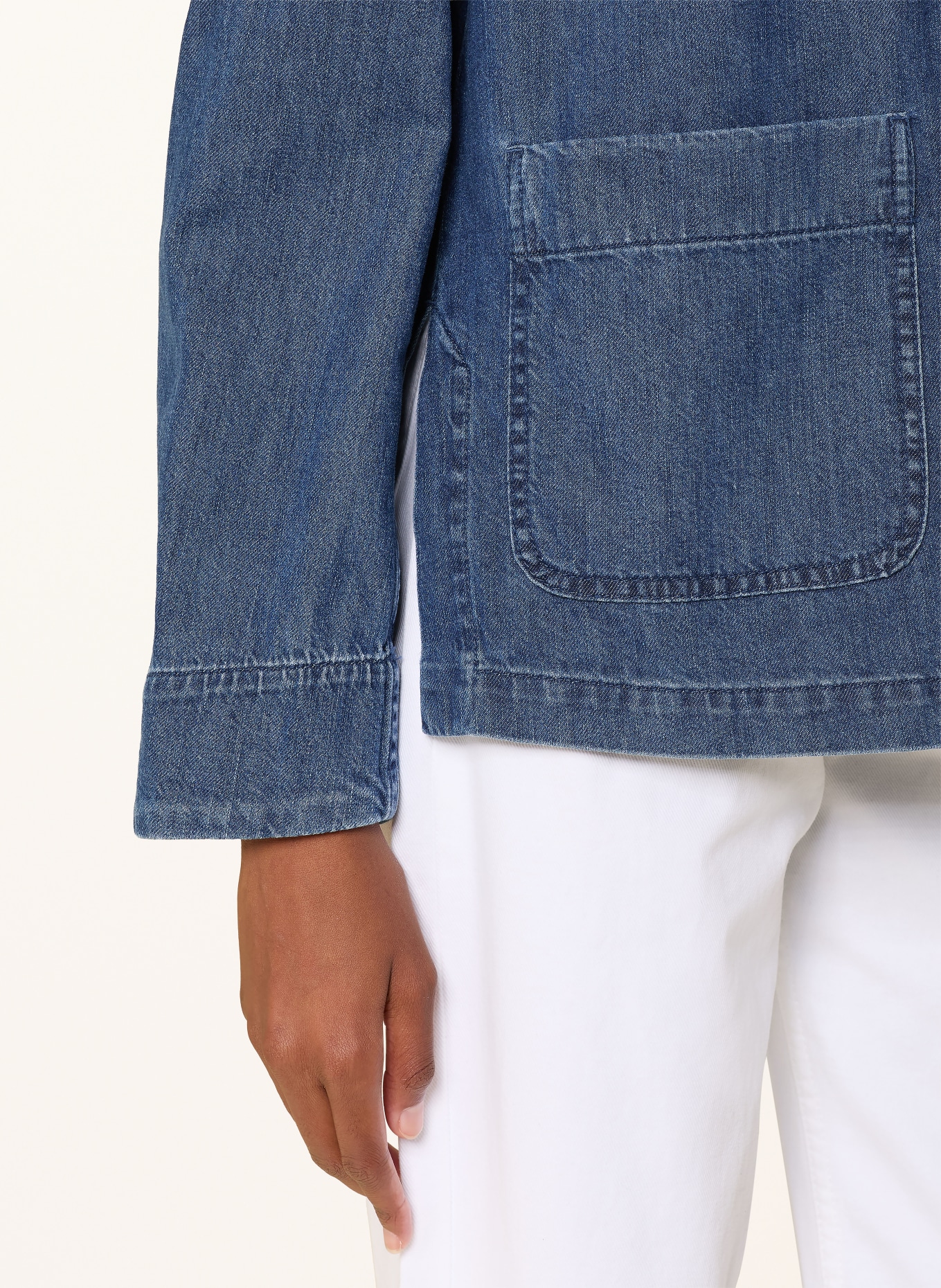 ARKET Džínová bunda: 001 75-902 Denim Blue