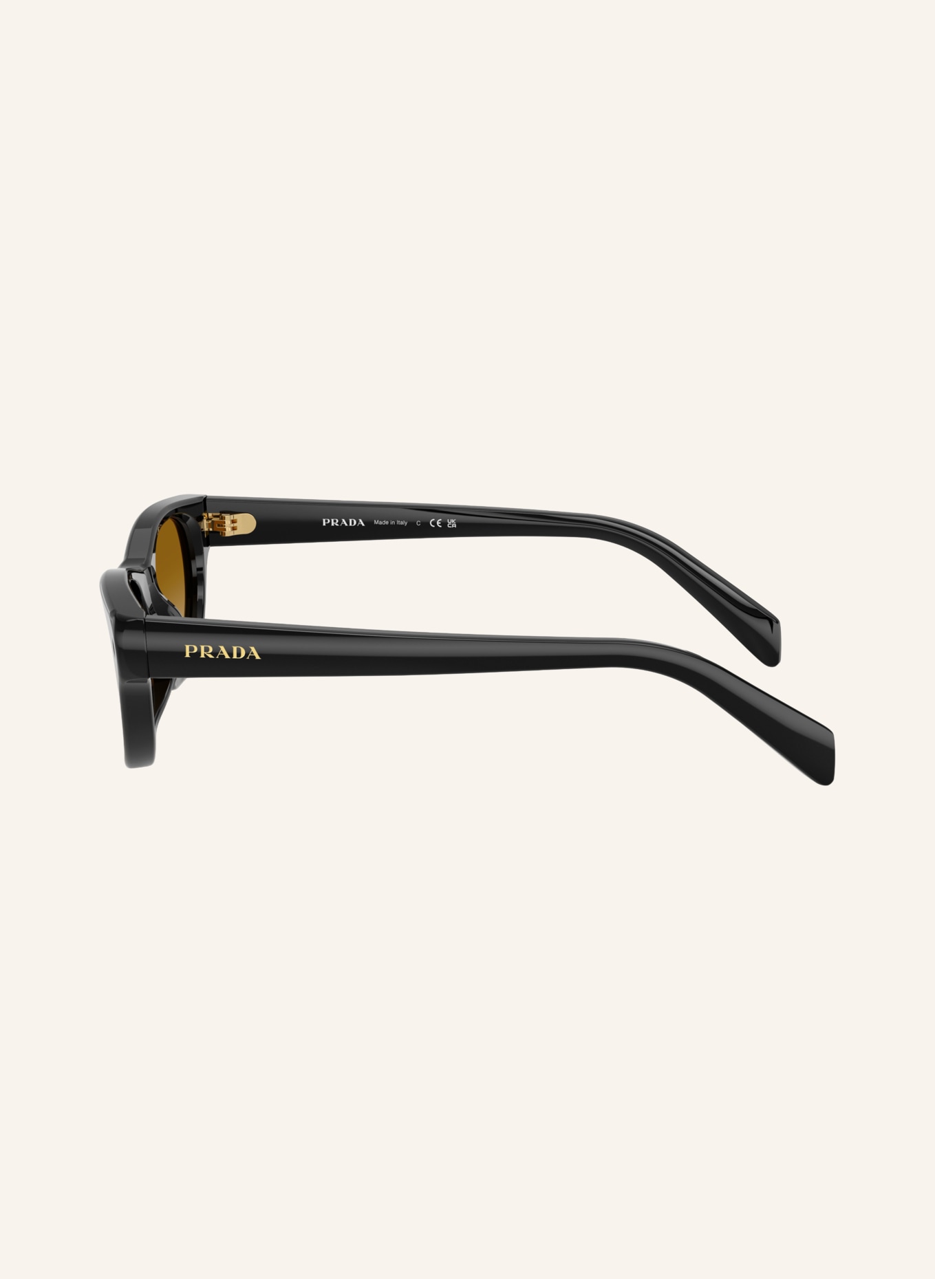 PRADA Sonnenbrille PR C08S: SCHWARZ/ BRAUN VERLAUF