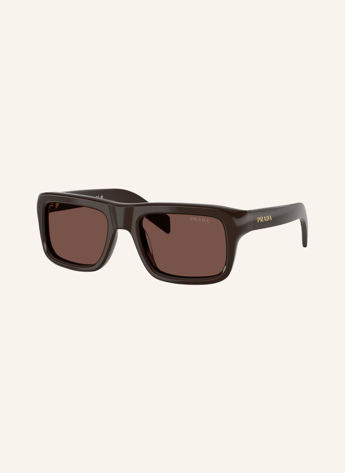 PRADA Sonnenbrille PR D11S: DUNKELBRAUN/ BRAUN
