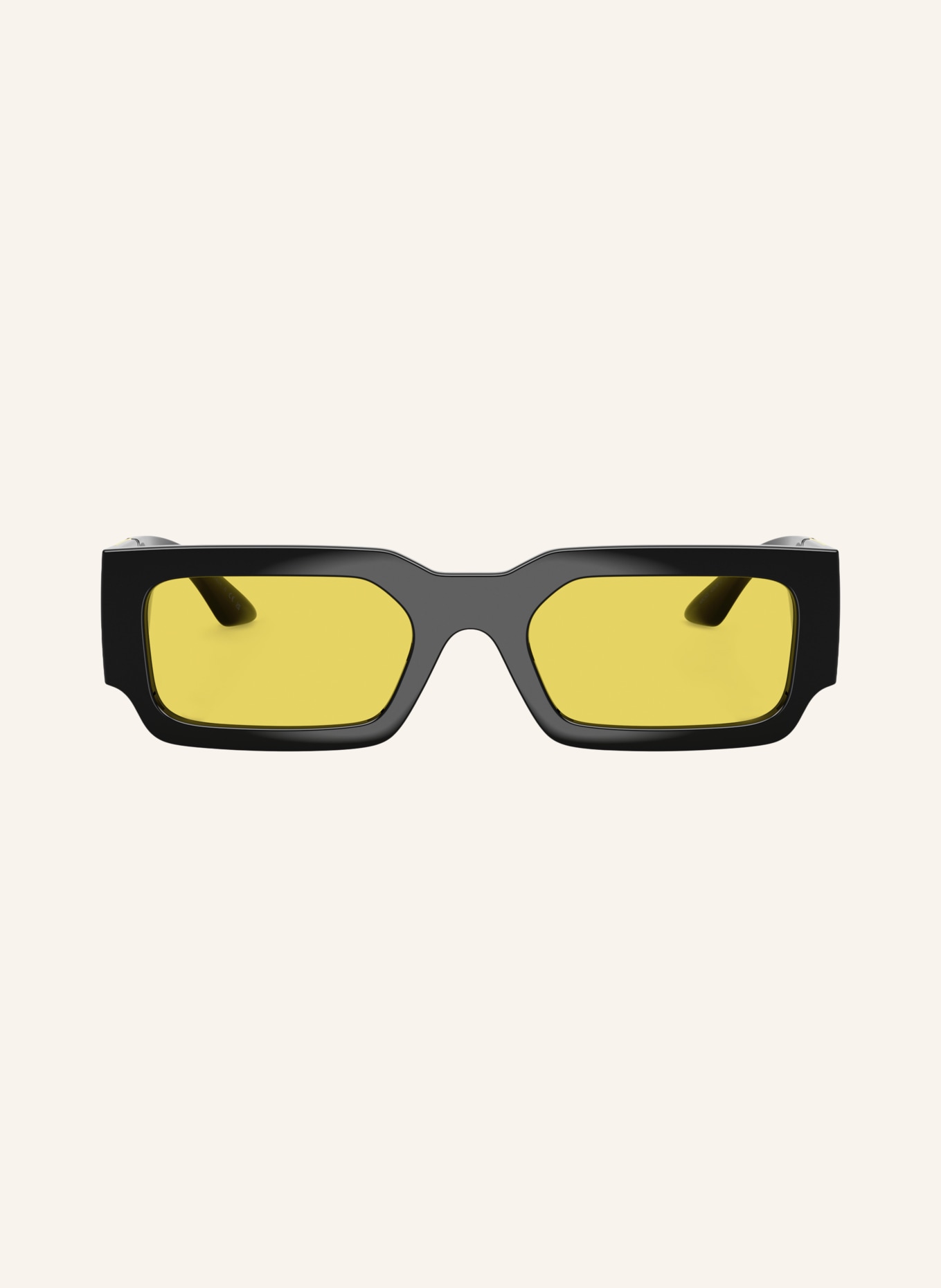 VERSACE Lunettes de soleil VE4506U: NOIR/JAUNE