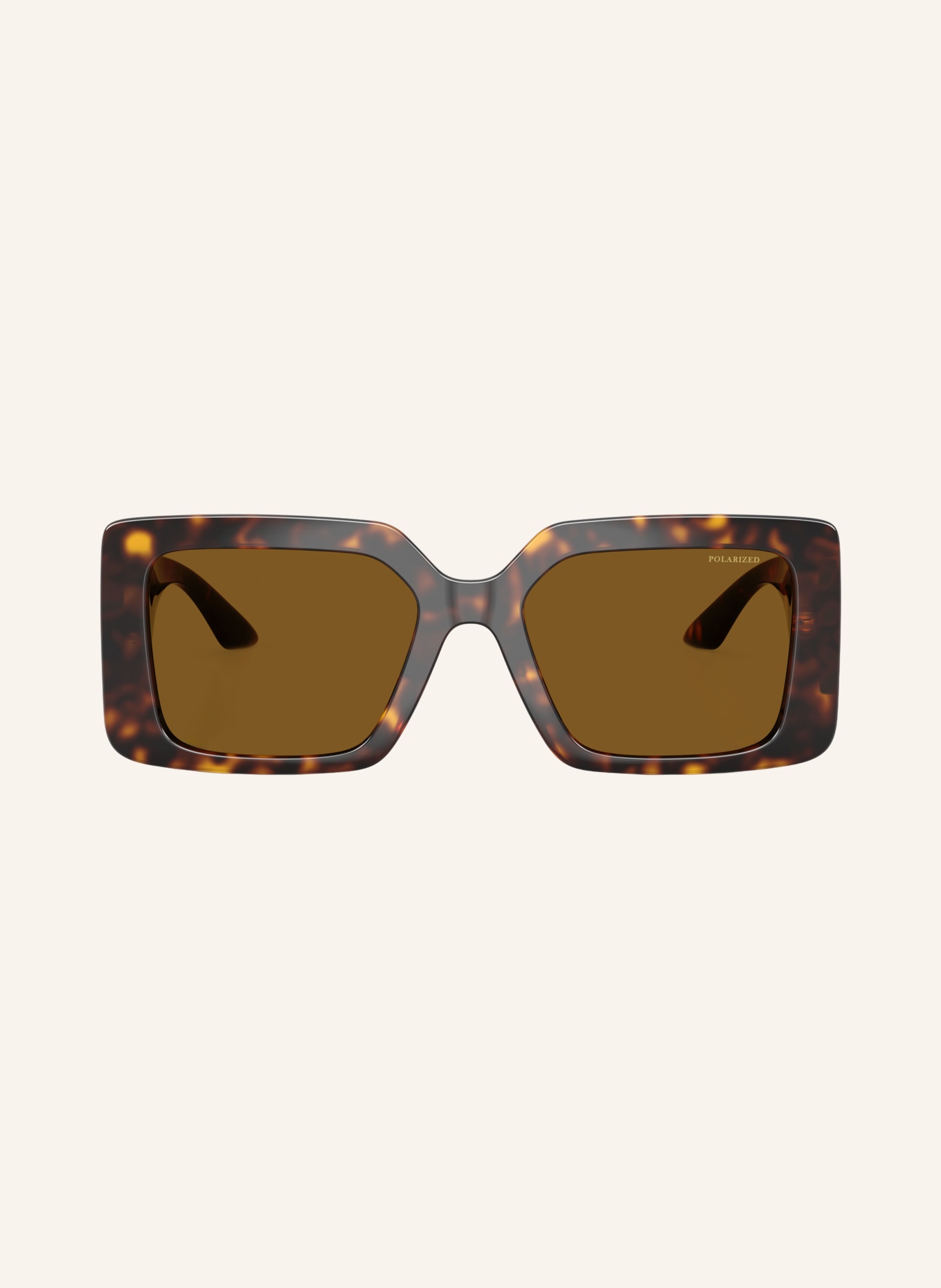 VERSACE Lunettes de soleil VE4505U: HAVANA/ MARRON POLARISÉ
