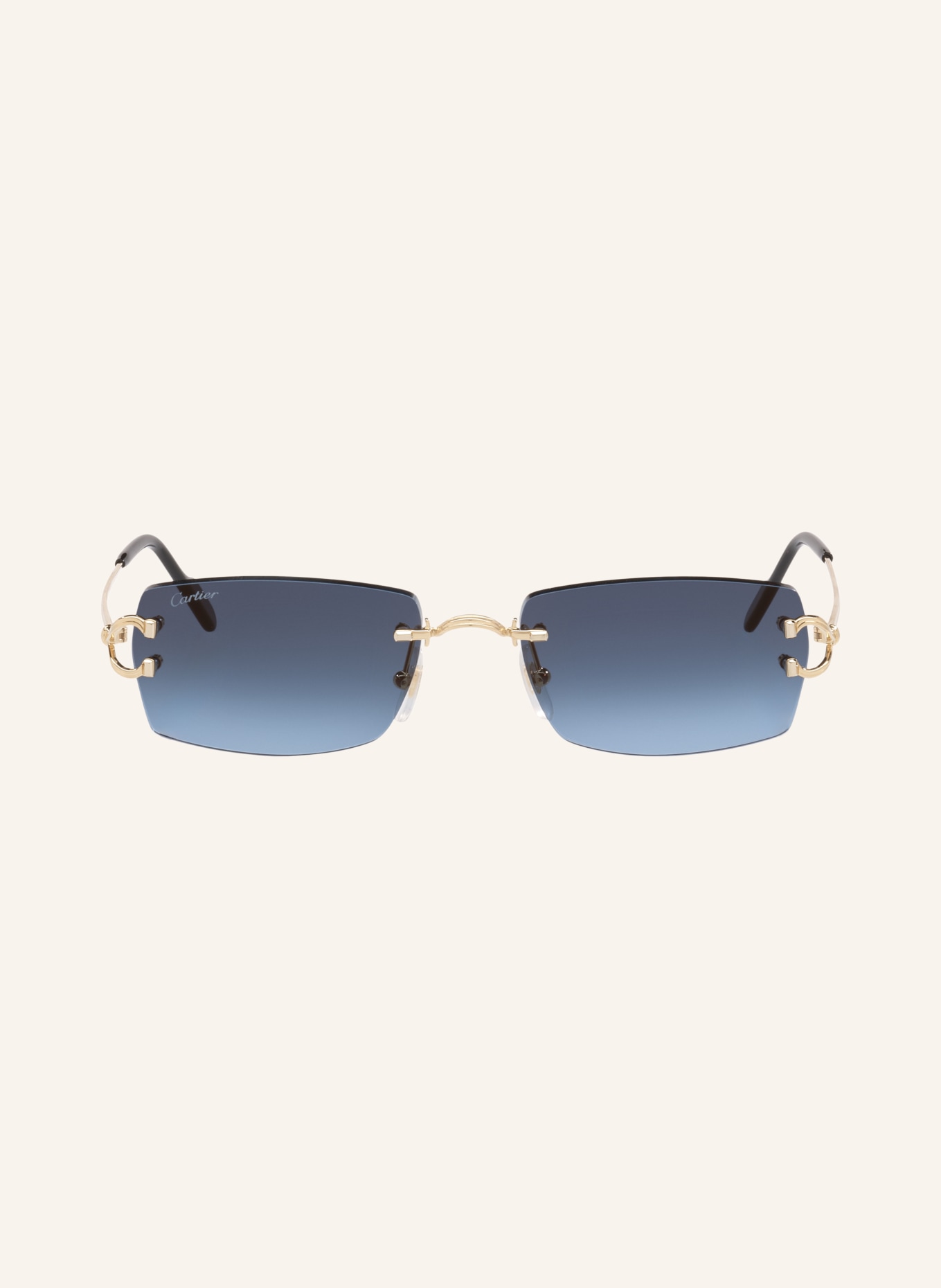 Cartier Sonnenbrille 6L001805: GOLD/ BLAU