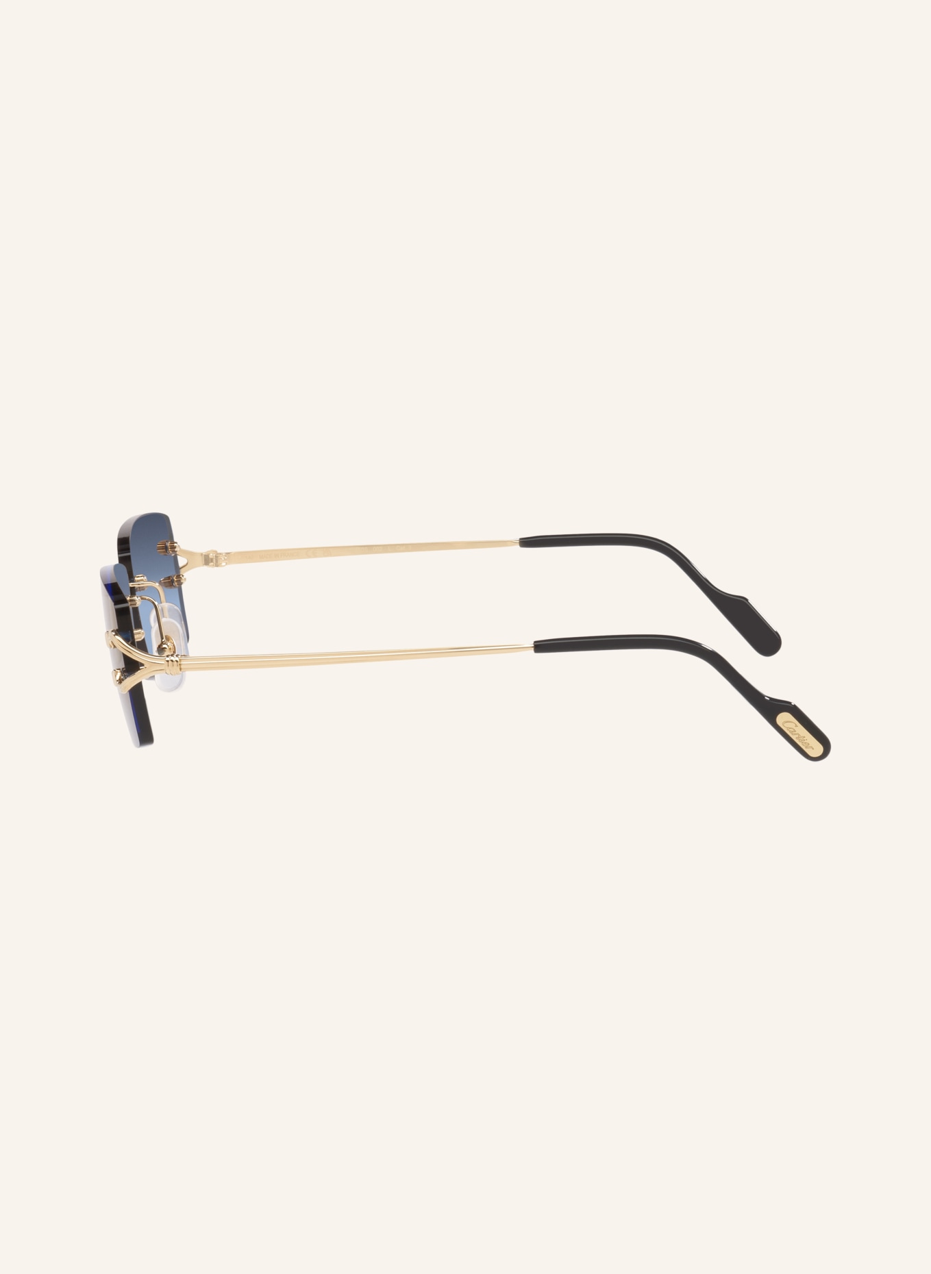 Cartier Sonnenbrille 6L001805: GOLD/ BLAU