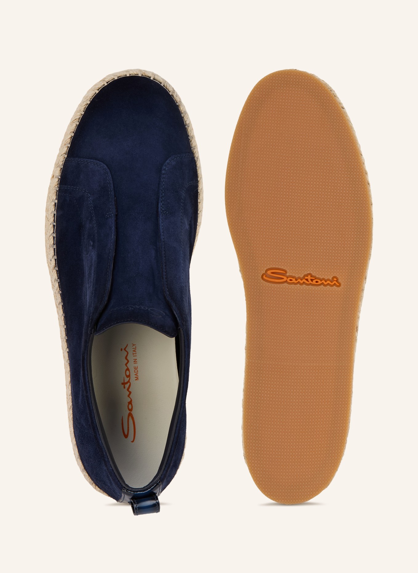 Santoni Espadrilky VIC: TMAVĚ MODRÁ