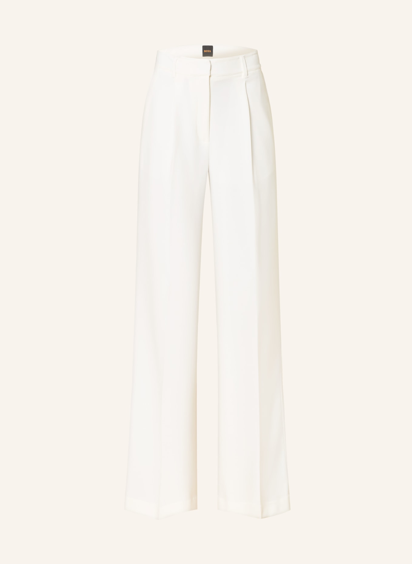 BOSS Marlene broek TIWI: ECRU