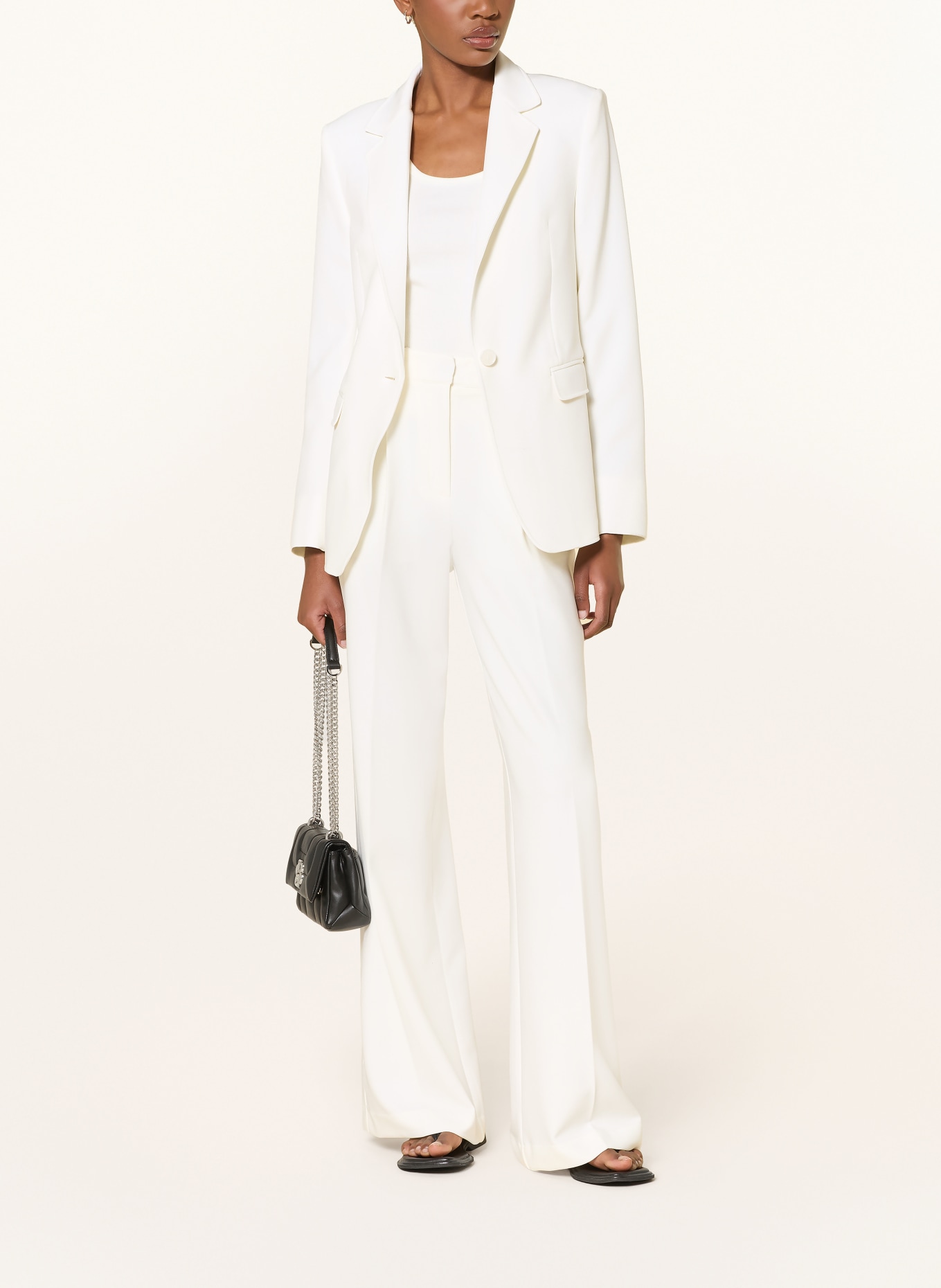 BOSS Marlene broek TIWI: ECRU