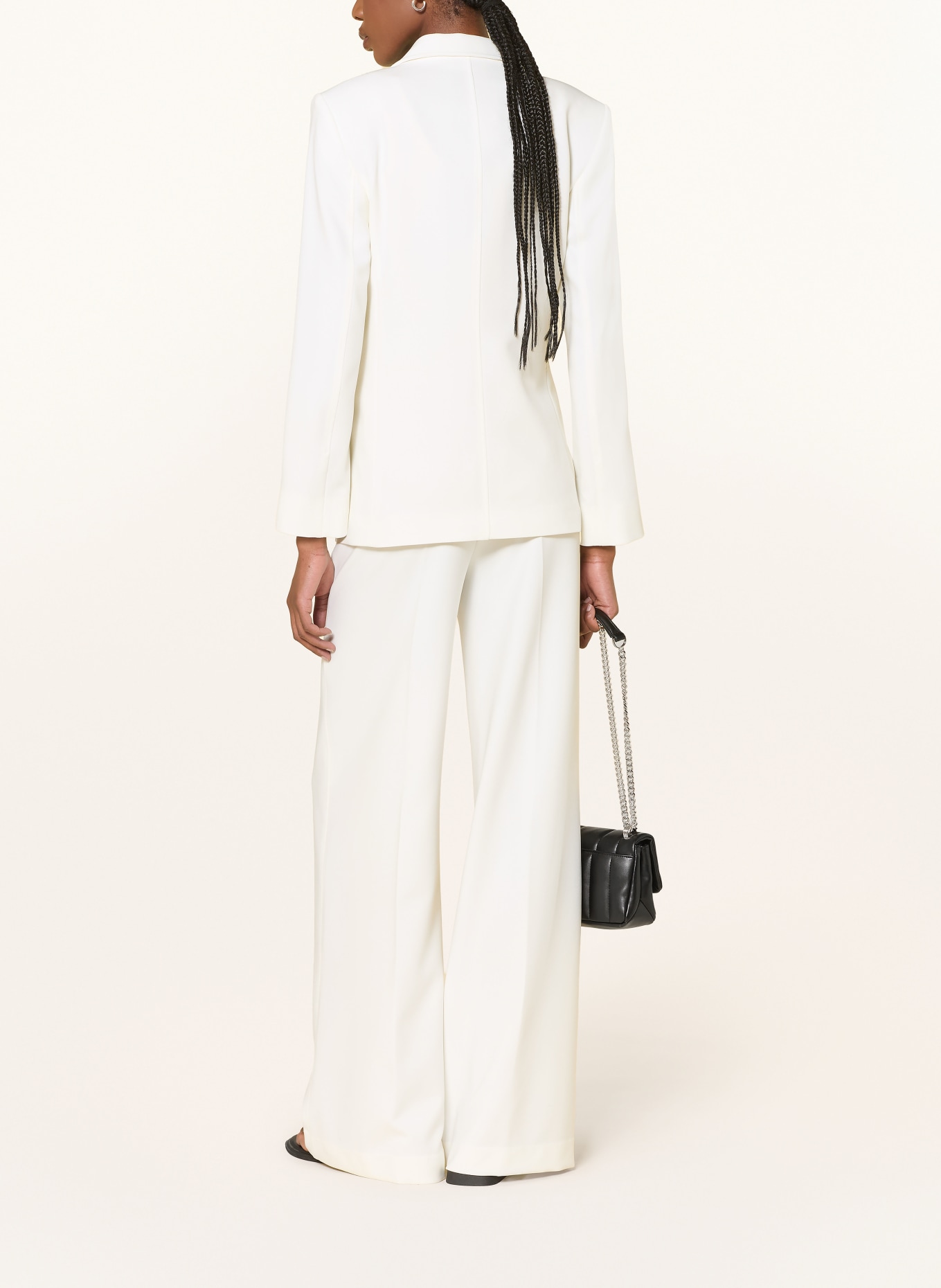 BOSS Marlene broek TIWI: ECRU