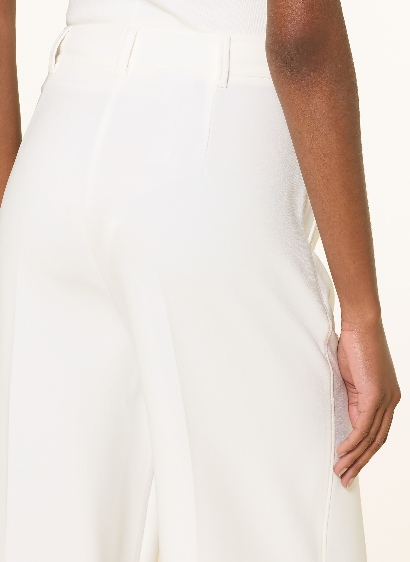 BOSS Marlene broek TIWI: ECRU