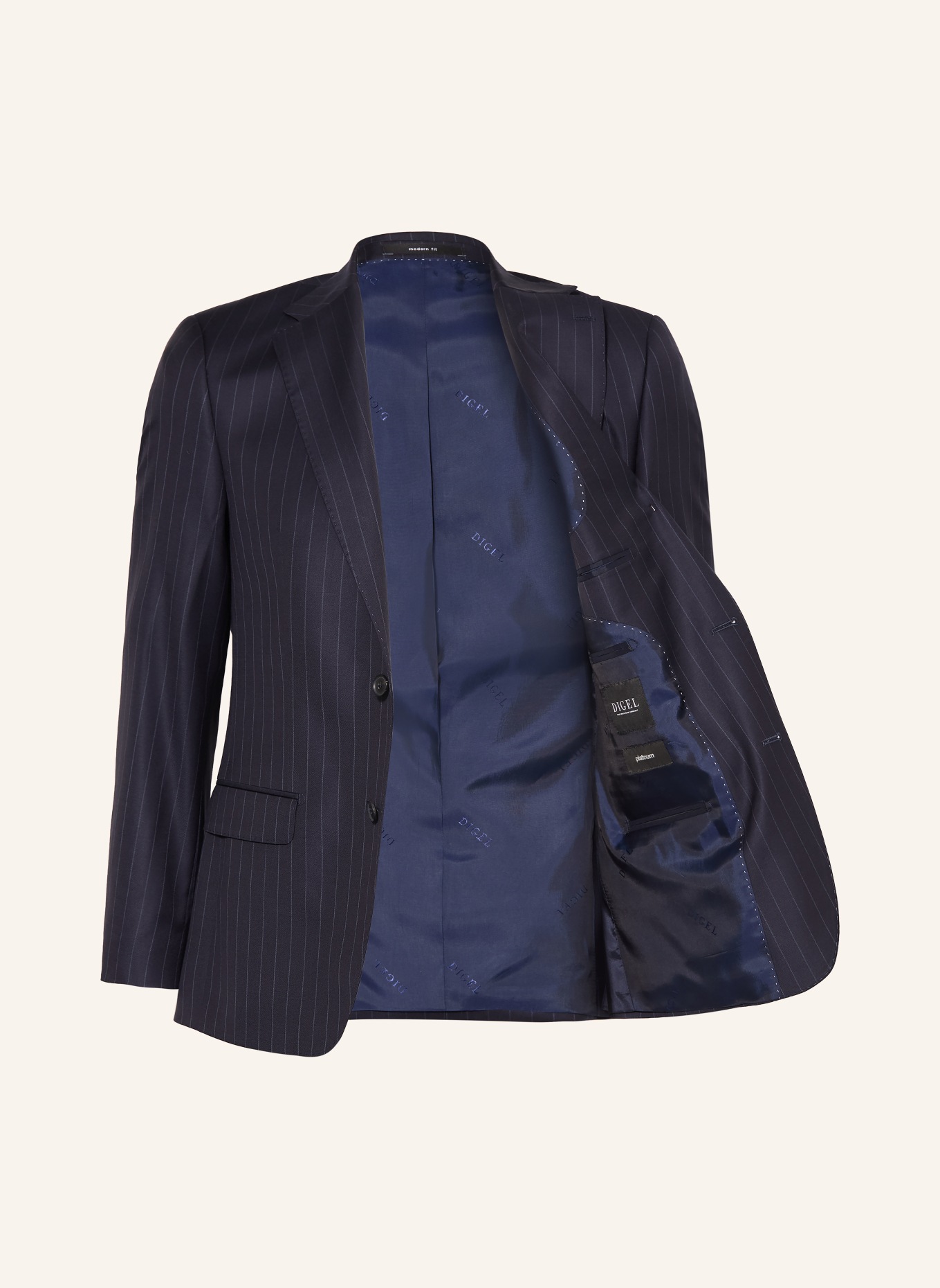 DIGEL DARIO Modern Fit Suit Jacket: 22 BLAU
