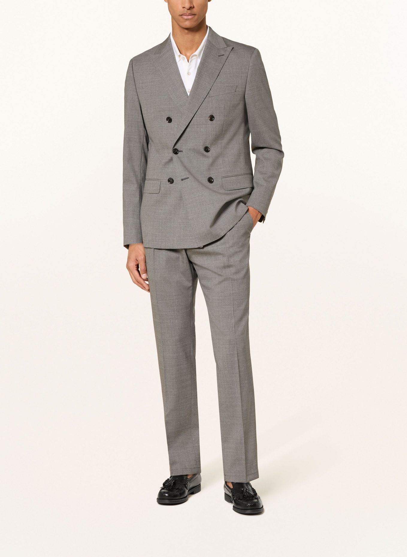 DIGEL Kalhoty ALVARO Slim Fit: 44 GRAU