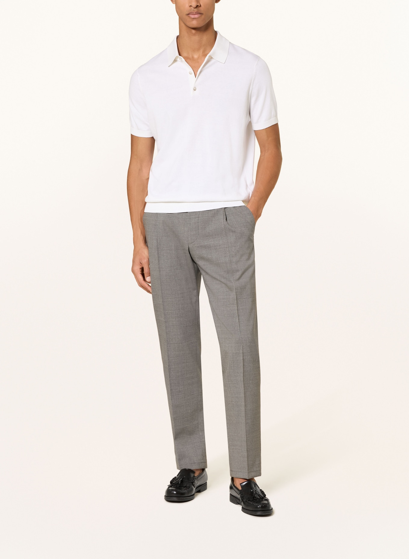 DIGEL Kalhoty ALVARO Slim Fit: 44 GRAU