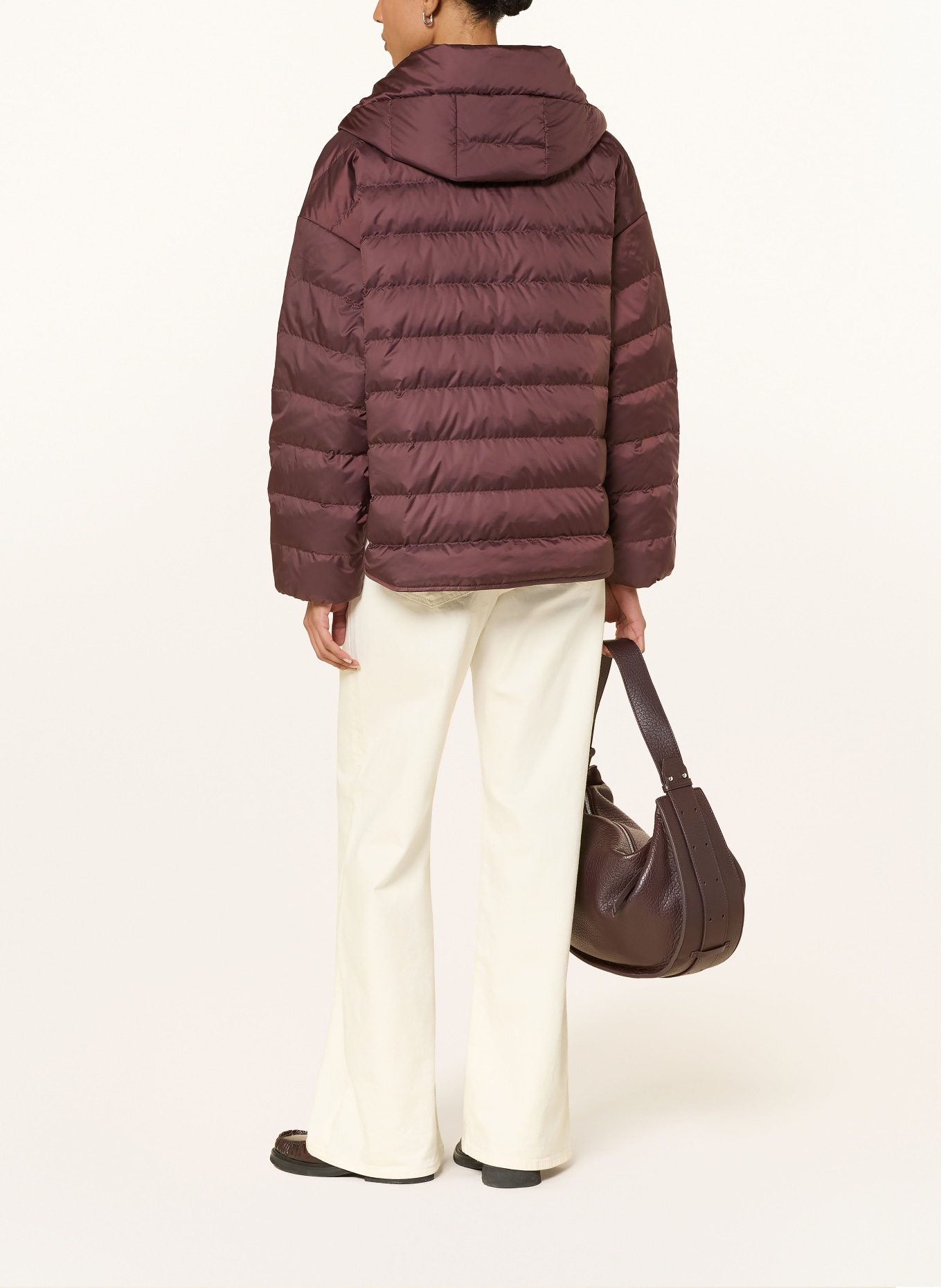 Marc O'Polo Lightweight Down Jacket: DARK RED