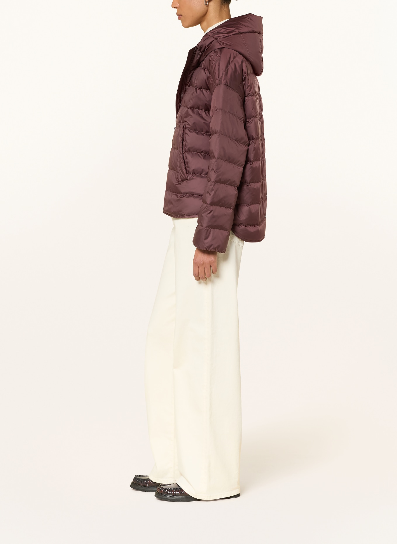 Marc O'Polo Lightweight Down Jacket: DARK RED