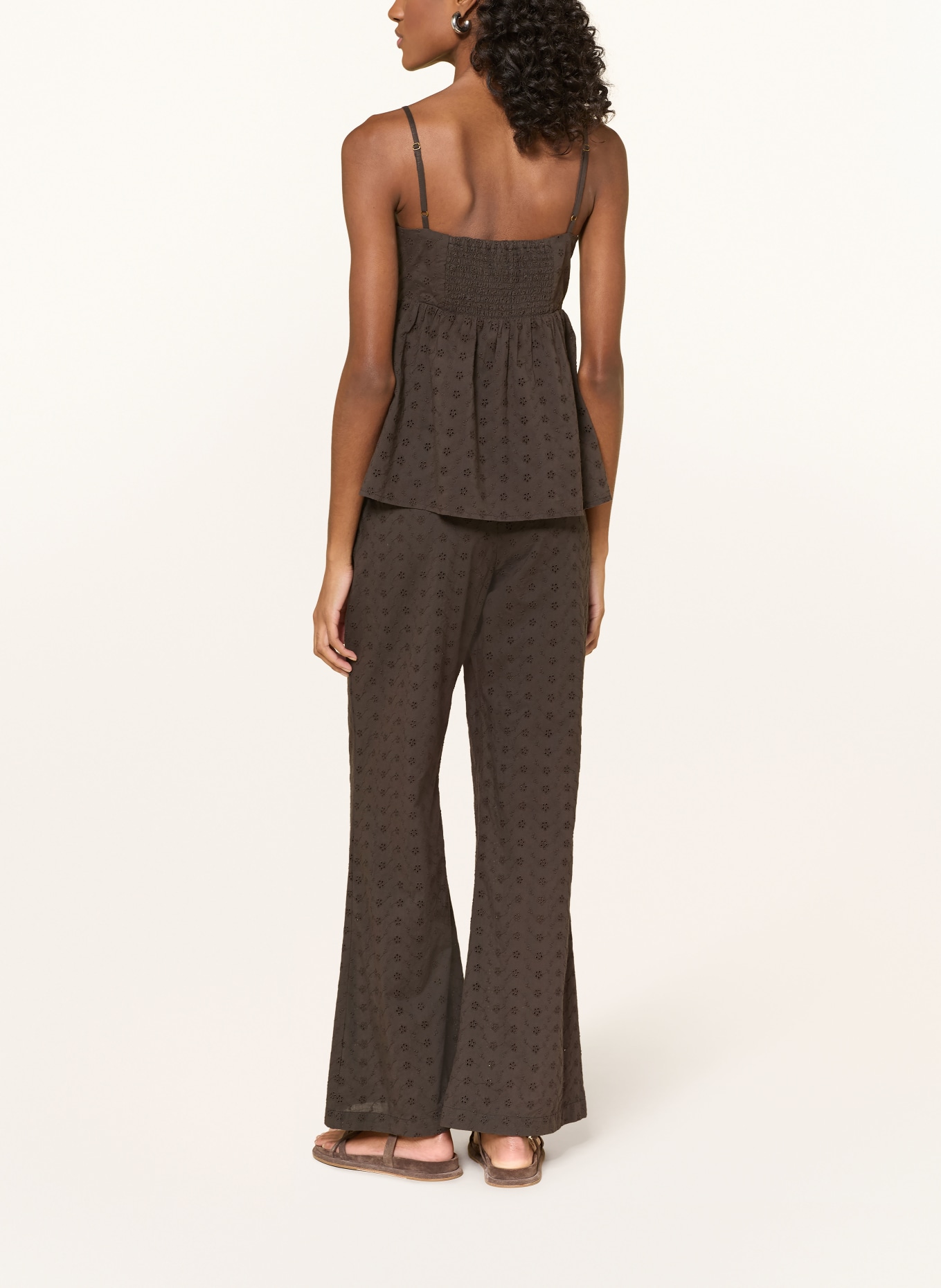 NEO NOIR Top KENINE: MARRON FONCÉ