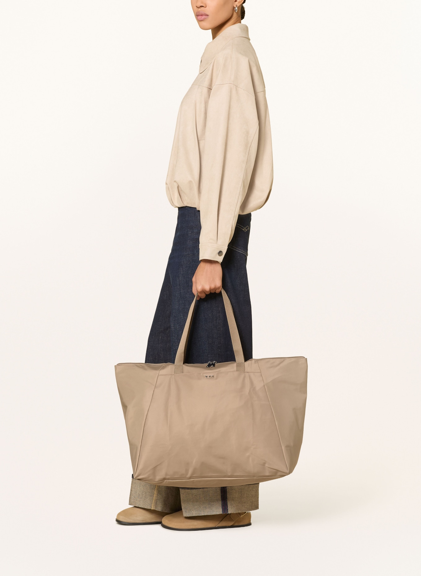 TUMI VOYAGEUR Shopper JUST IN CASE: TAUPE