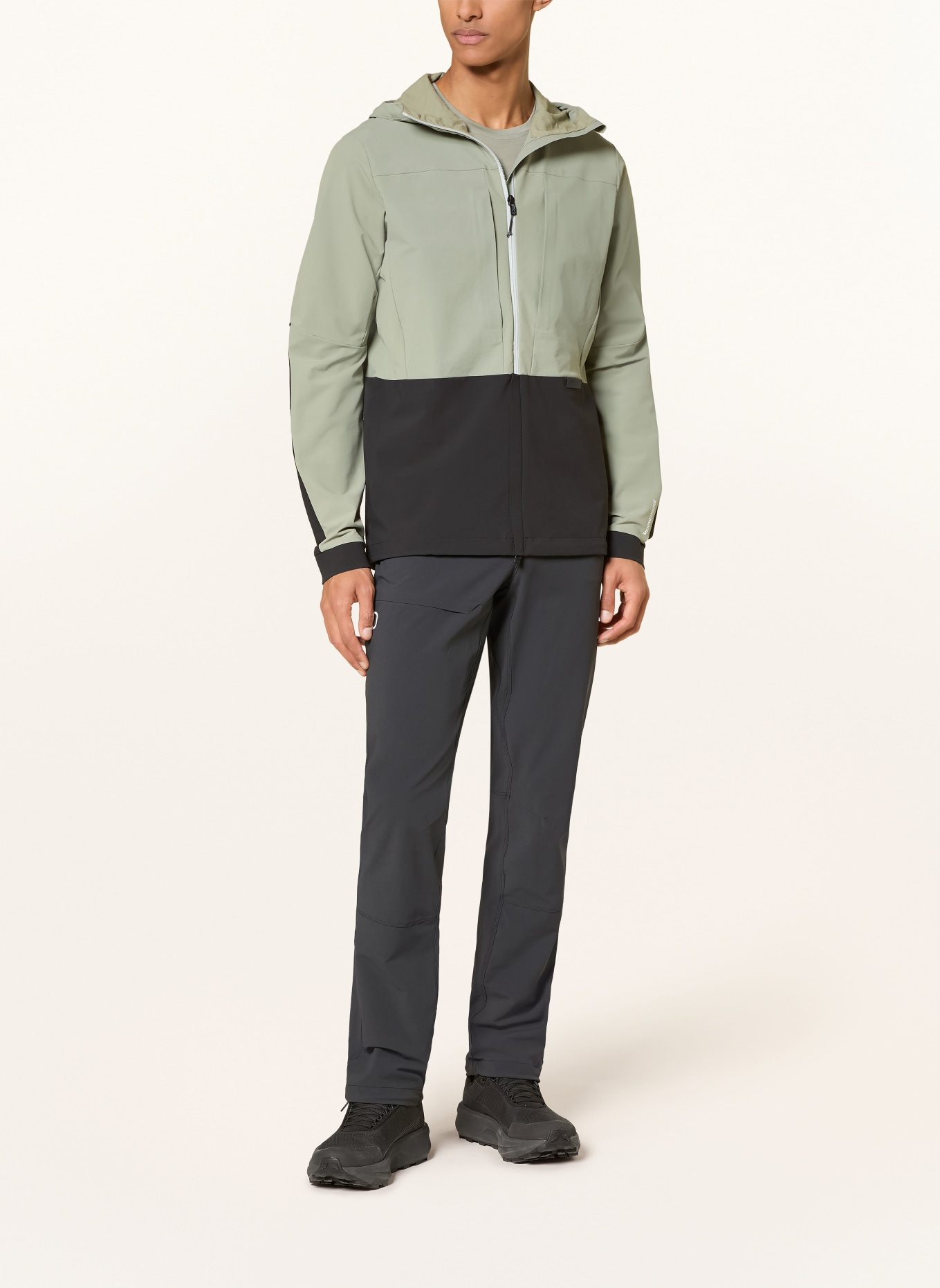 ORTOVOX Funktionsjacke TRAD PLUS: HELLGRÜN / SCHWARZ