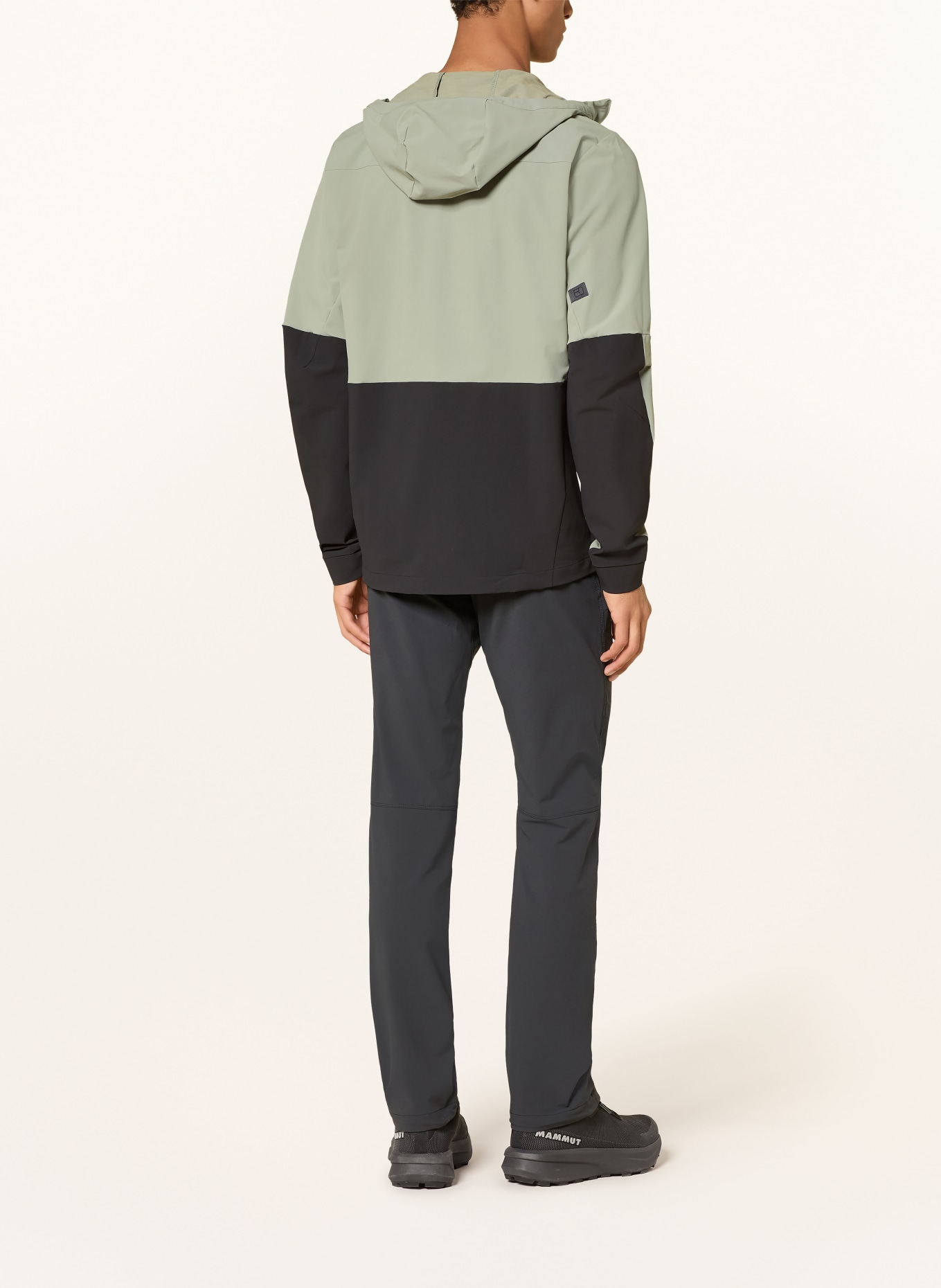 ORTOVOX Funktionsjacke TRAD PLUS: HELLGRÜN / SCHWARZ