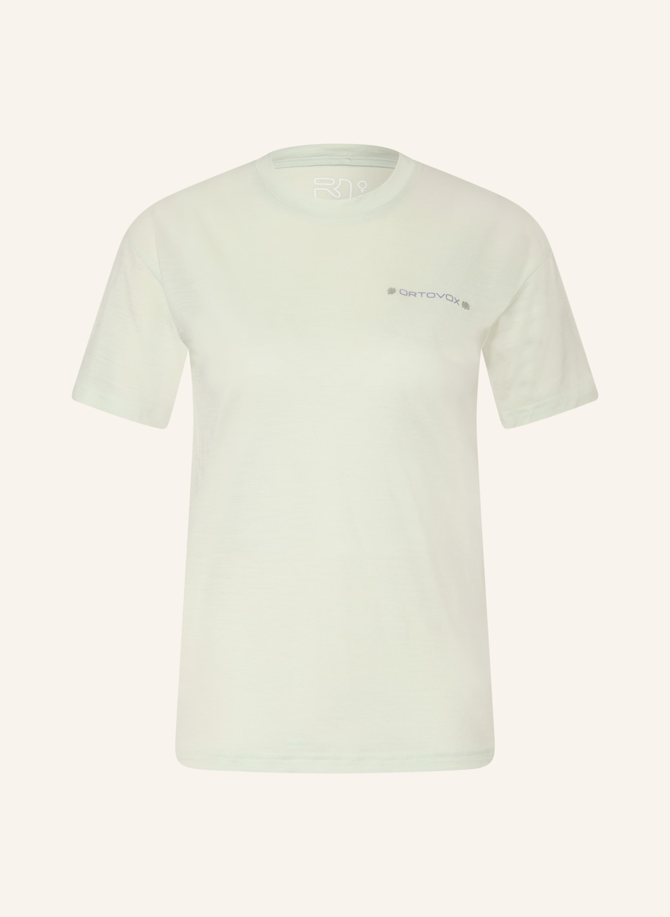 ORTOVOX Funkční tričko 150 COOL CLIMBING VIBES TS s merino vlnou: MÁTOVÁ