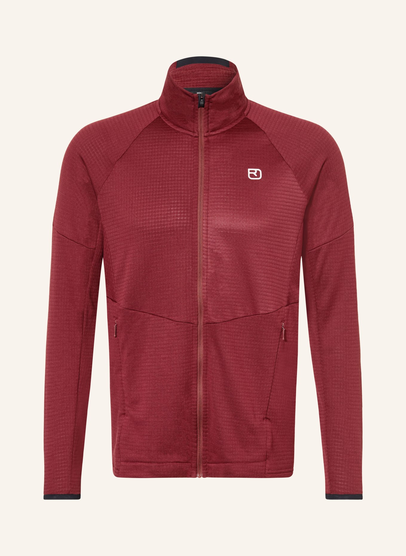 ORTOVOX Midlayer Jacket FLEECE LIGHT GRID: DARK RED