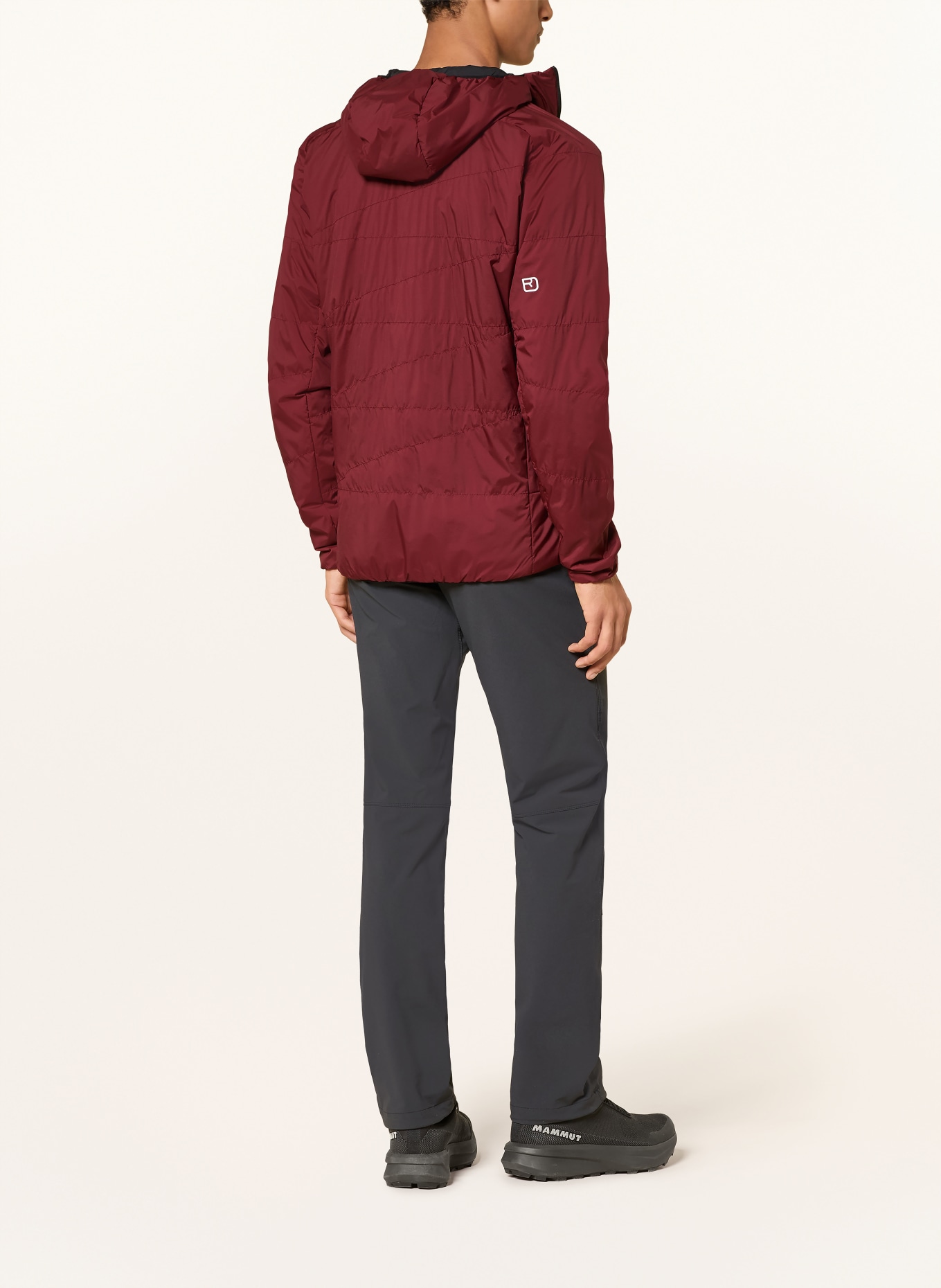 ORTOVOX Steppjacke SWISSWOOL PIZ DUAN JACKET: DUNKELROT