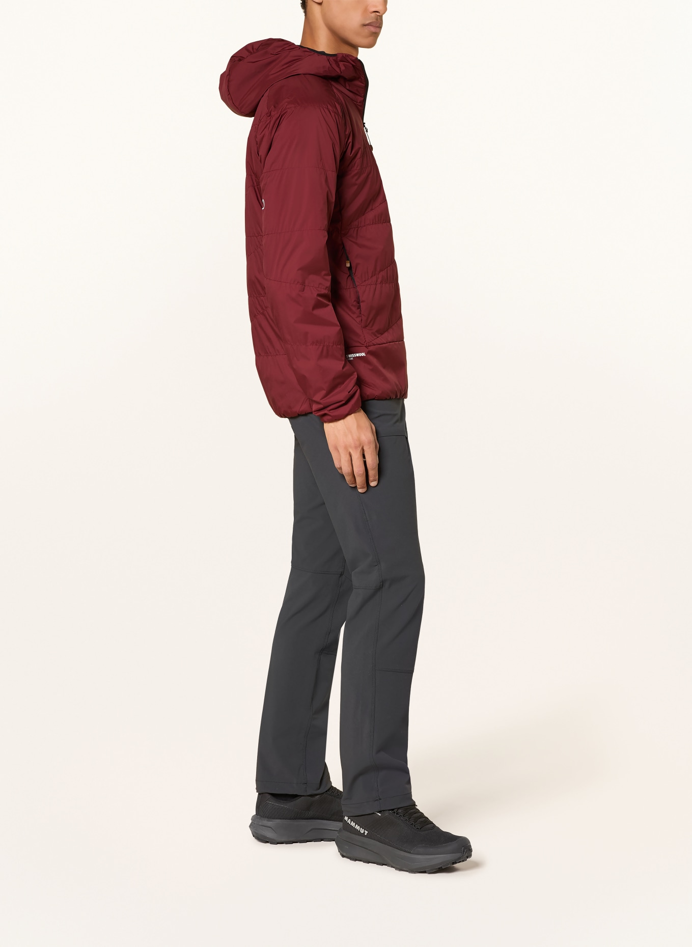 ORTOVOX Steppjacke SWISSWOOL PIZ DUAN JACKET: DUNKELROT