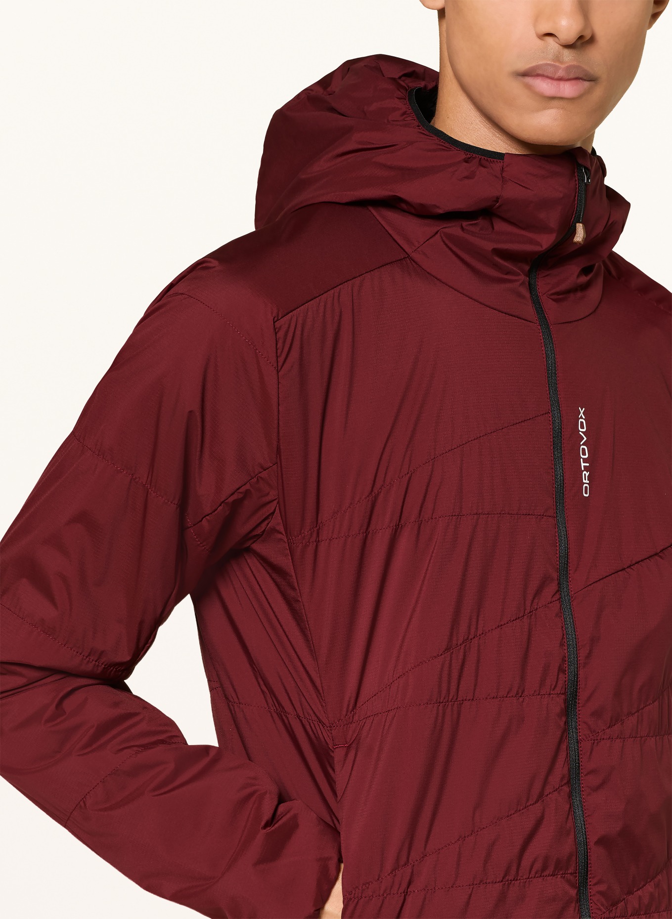 ORTOVOX Steppjacke SWISSWOOL PIZ DUAN JACKET: DUNKELROT