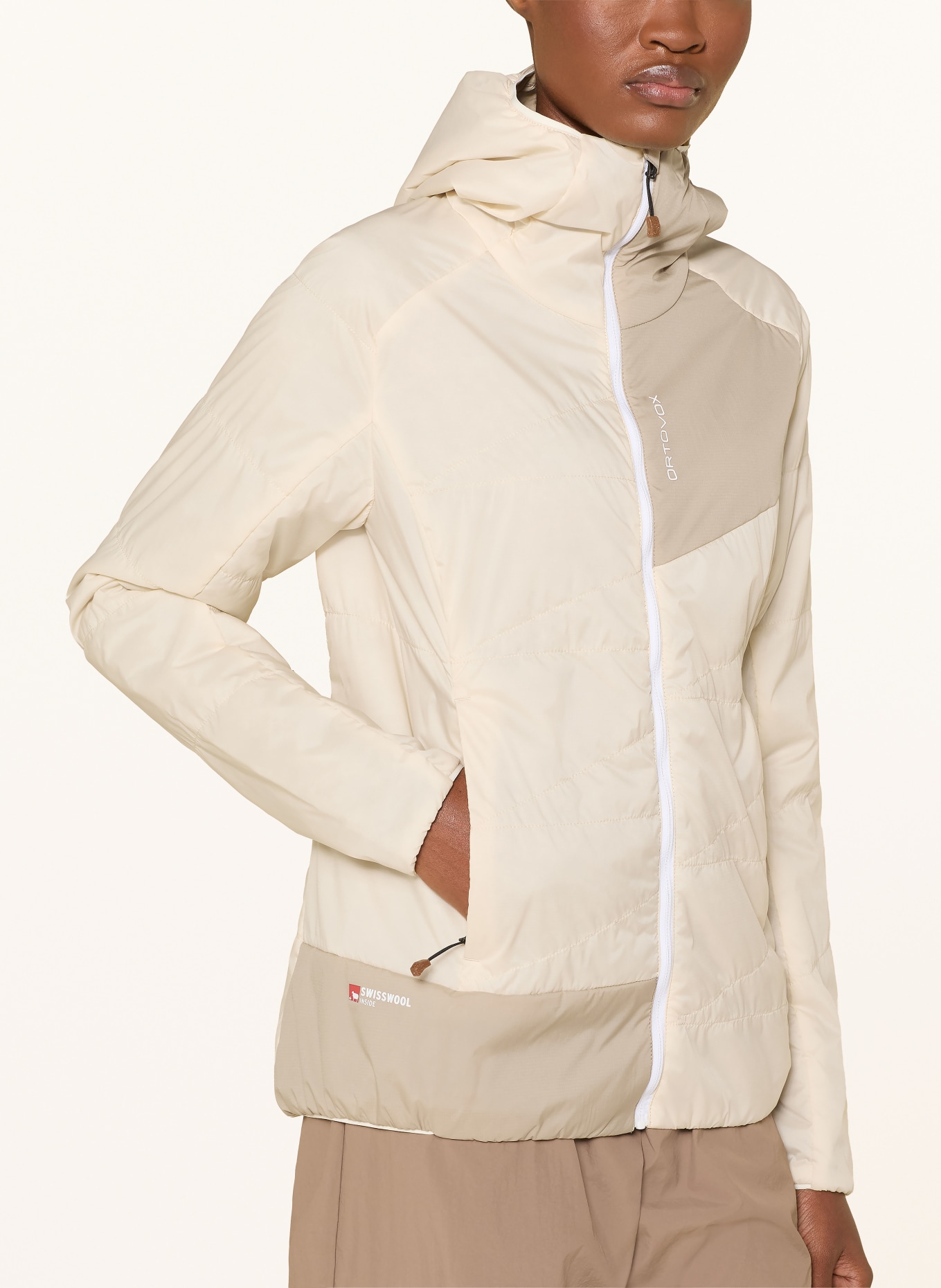 ORTOVOX Steppjacke SWISSWOOL PIZ DUAN: CREME / BEIGE