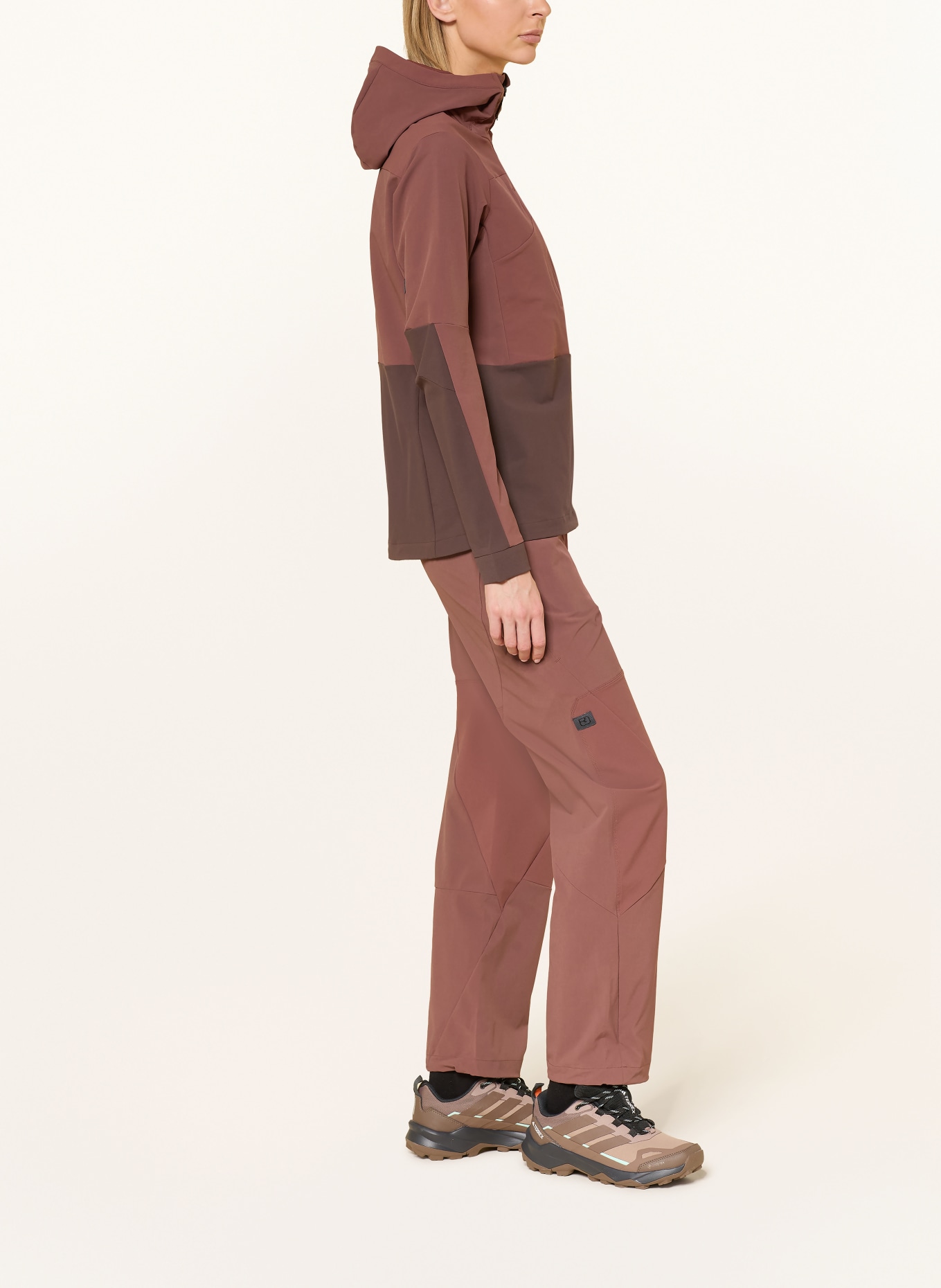 ORTOVOX Softshell-Jacke TRAD PLUS: ALTROSA / DUNKELROT