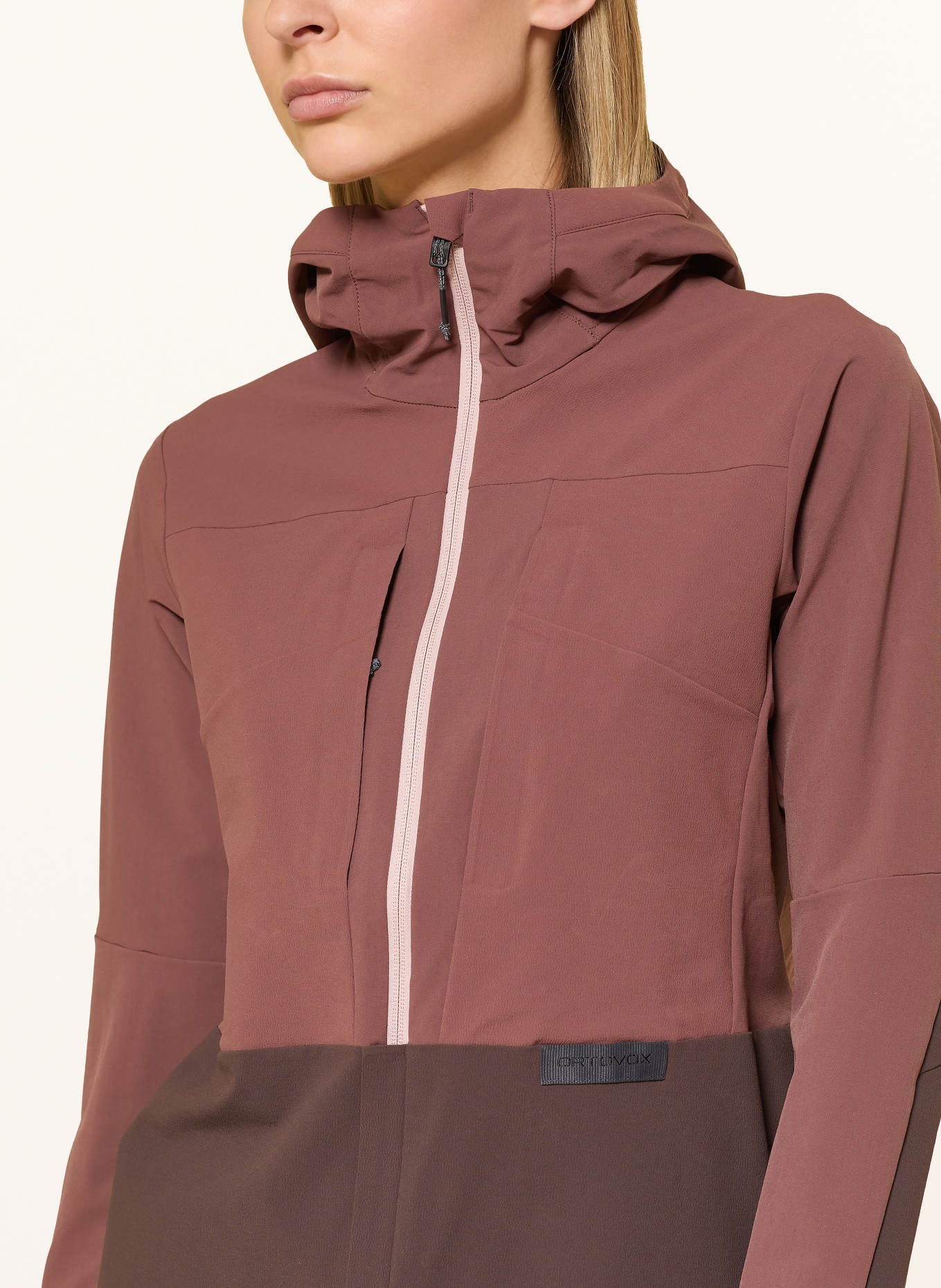 ORTOVOX Softshell-Jacke TRAD PLUS: ALTROSA / DUNKELROT