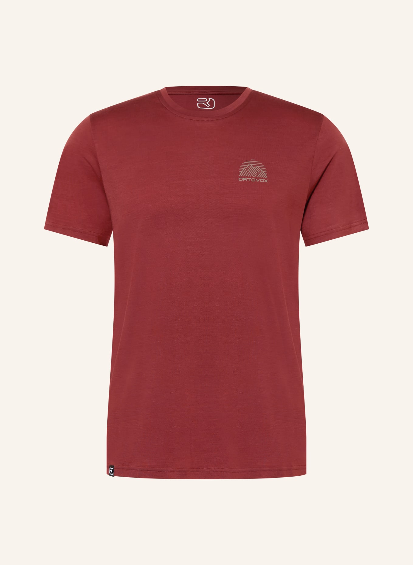 ORTOVOX T-shirt 120 COOL TEC MTN: DARK RED