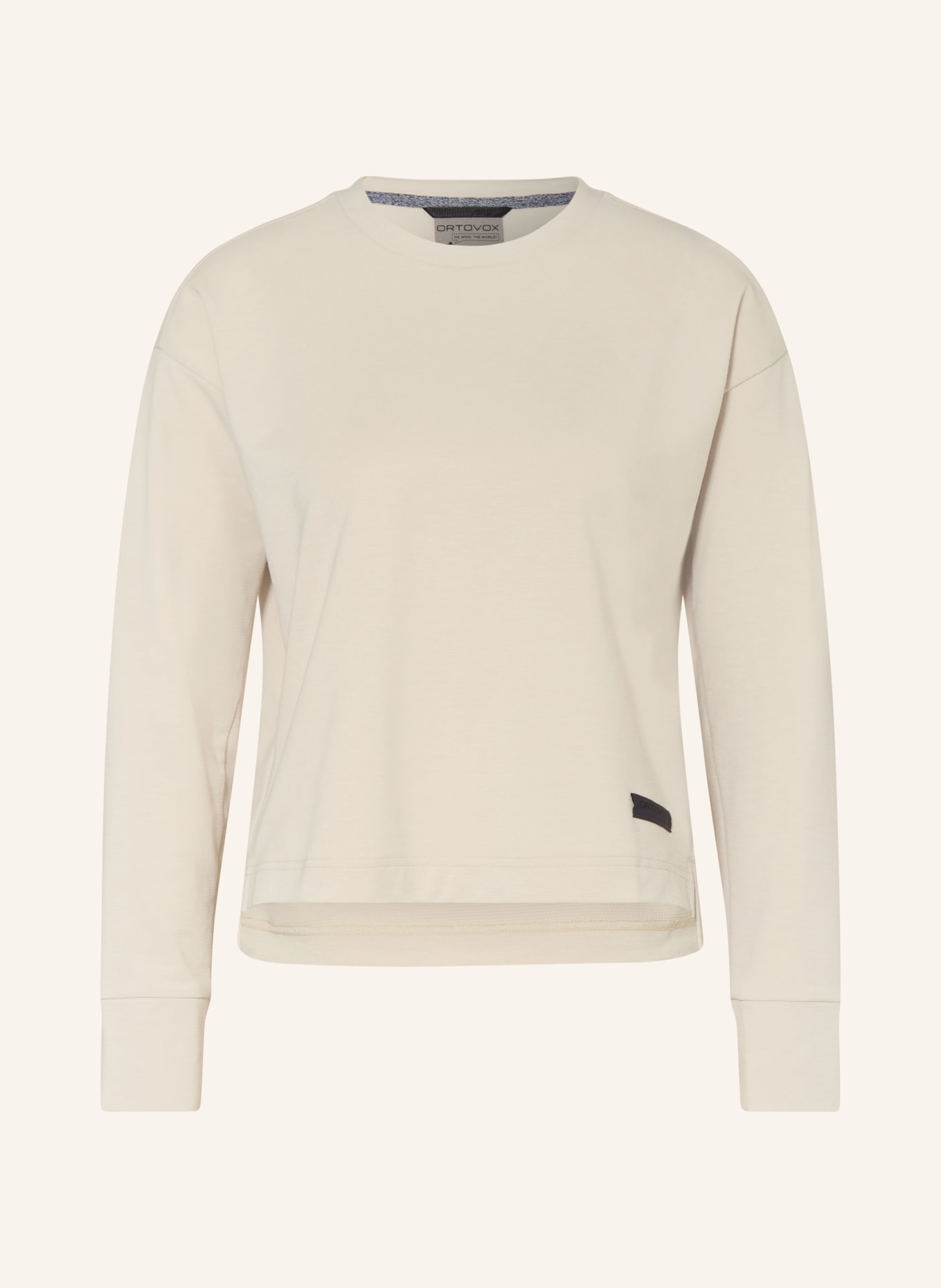 ORTOVOX Mikina AFFINITY CREW NECK: BÉŽOVÁ