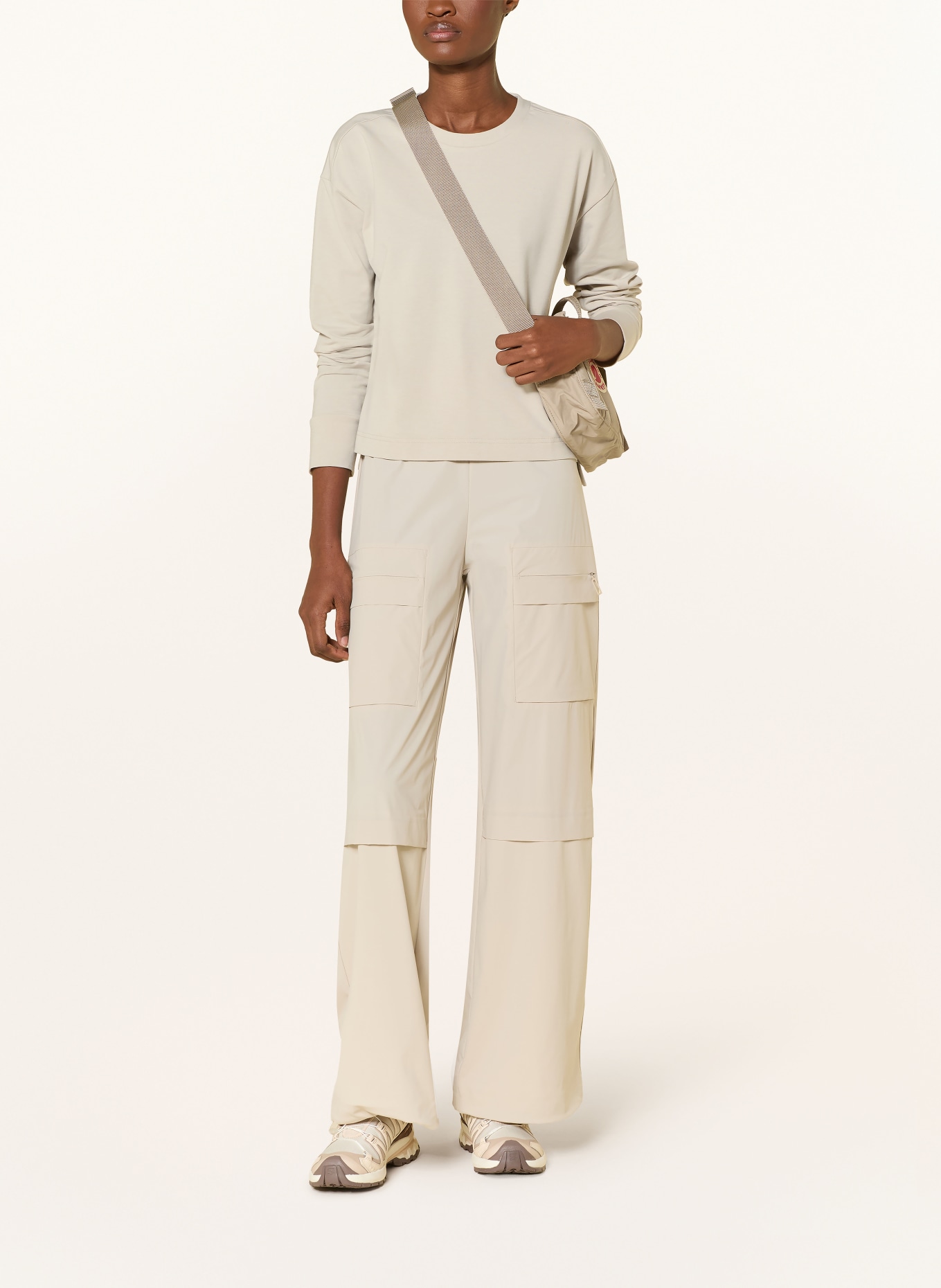 ORTOVOX Mikina AFFINITY CREW NECK: BÉŽOVÁ