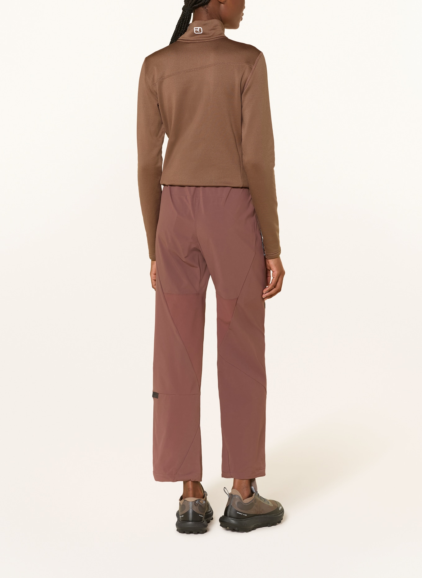 ORTOVOX Střední vrstva – bunda LIGHT: TMAVĚ ČERVENÁ