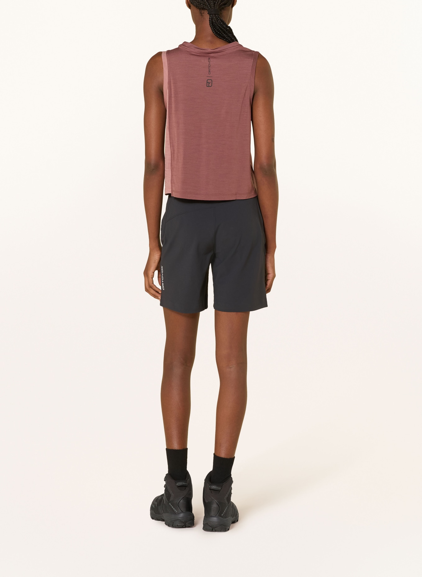 ORTOVOX Funktionstop 150 COOL CRACK: ALTROSA / HELLROT