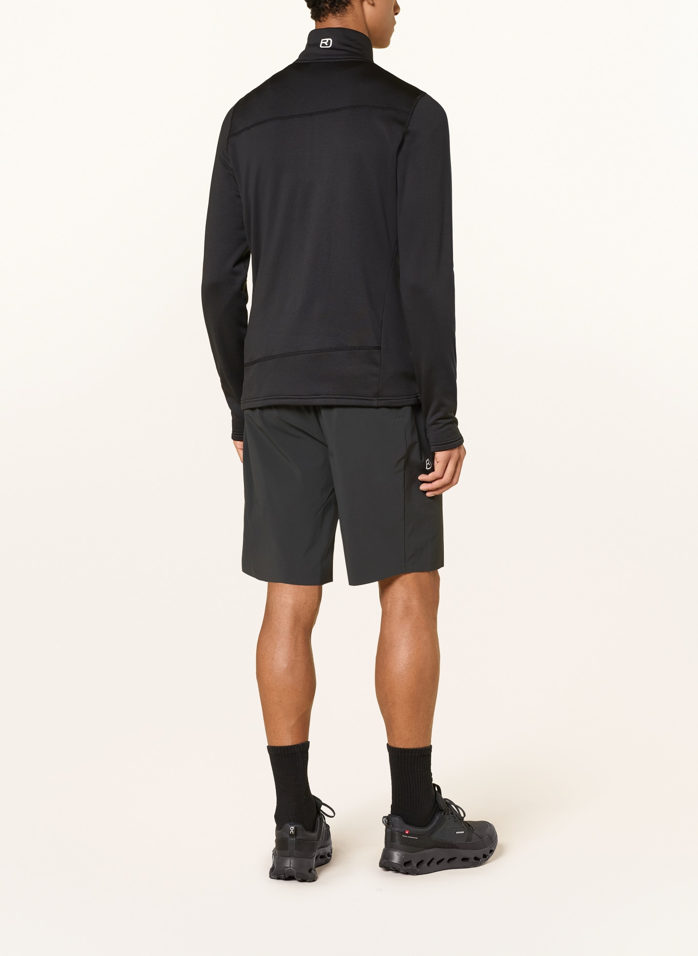 ORTOVOX Mid-layer jacket FLEECE LIGHT: BLACK