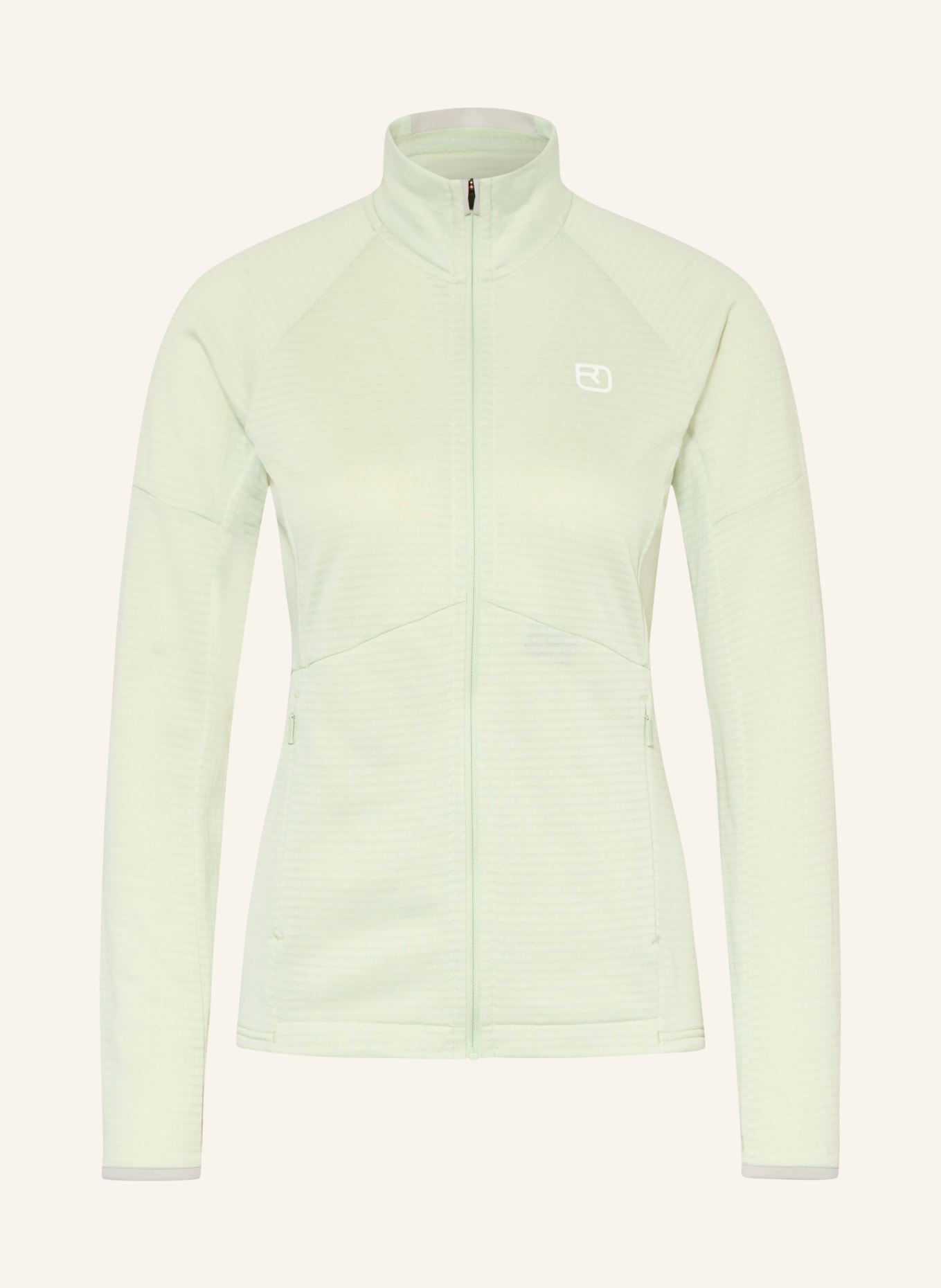 ORTOVOX Midlayer-Jacke FLEECE LIGHT GRID: HELLGRÜN