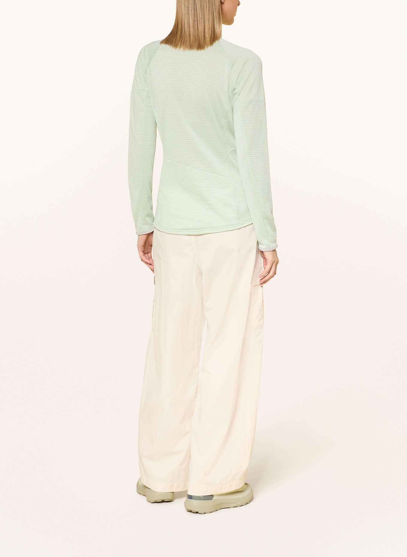 ORTOVOX Midlayer-Jacke FLEECE LIGHT GRID: HELLGRÜN