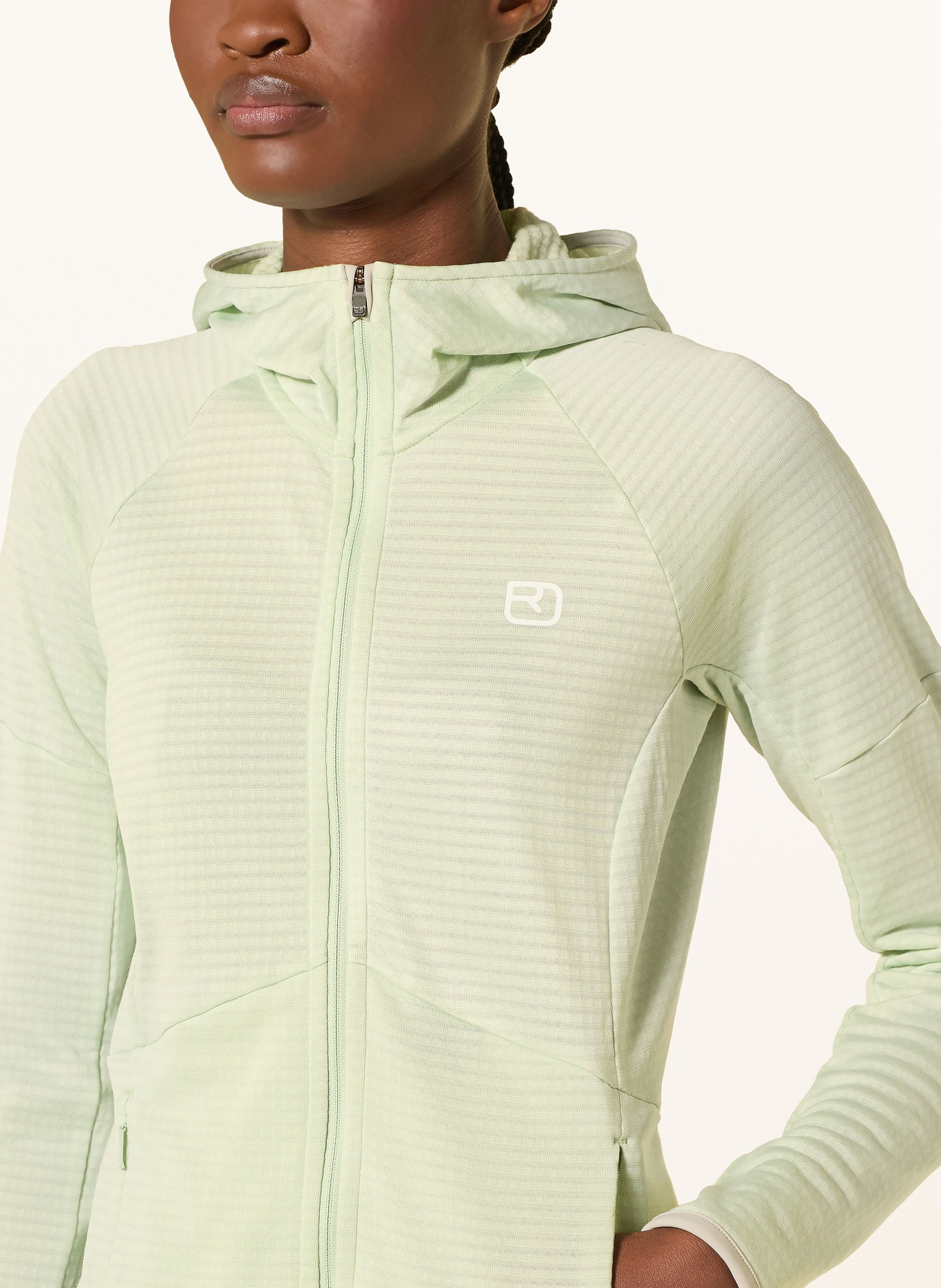 ORTOVOX Midlayer Jacket FLEECE LIGHT GRID: MINT