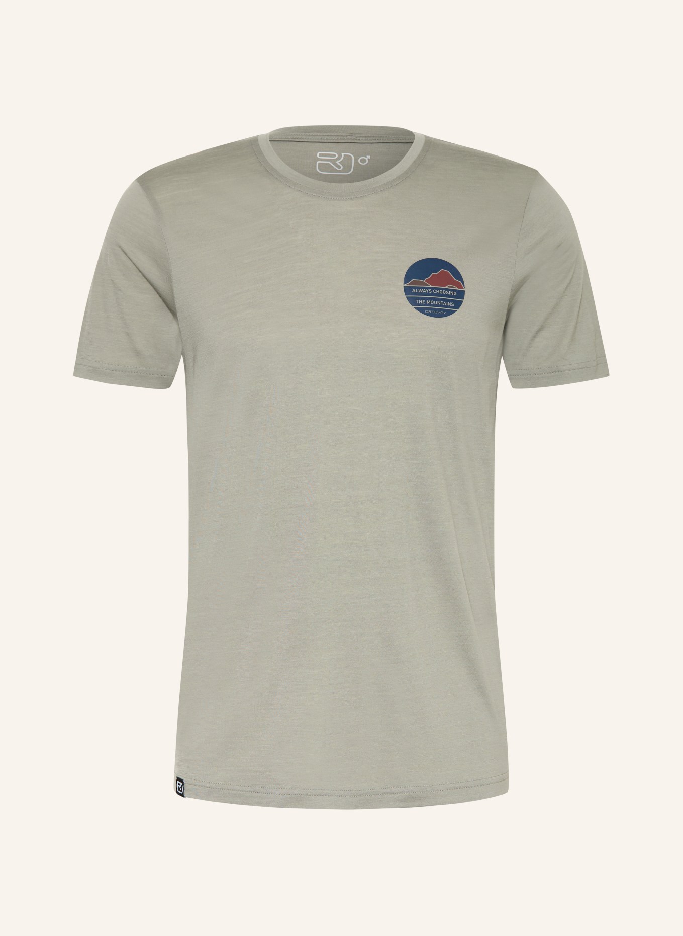 ORTOVOX T-Shirt 120 COOL TEC CHOOSE: GRÜN