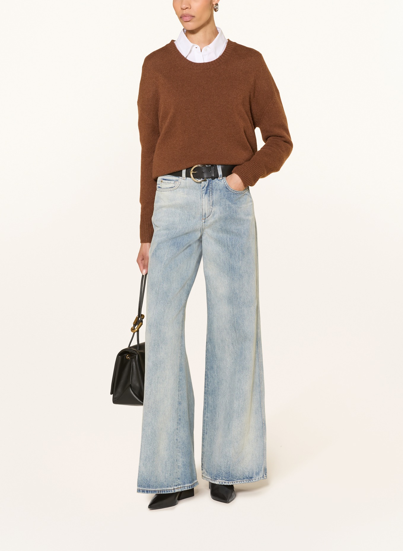 (THE MERCER) N.Y. Cashmere-Pullover: BRAUN